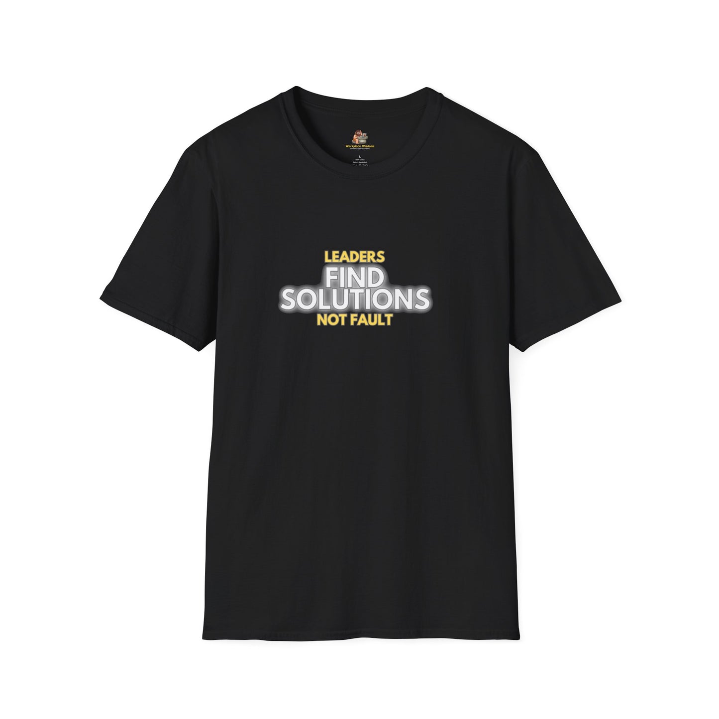 Workplace Wisdoms 'Leaders' Unisex Soft Cotton Tee