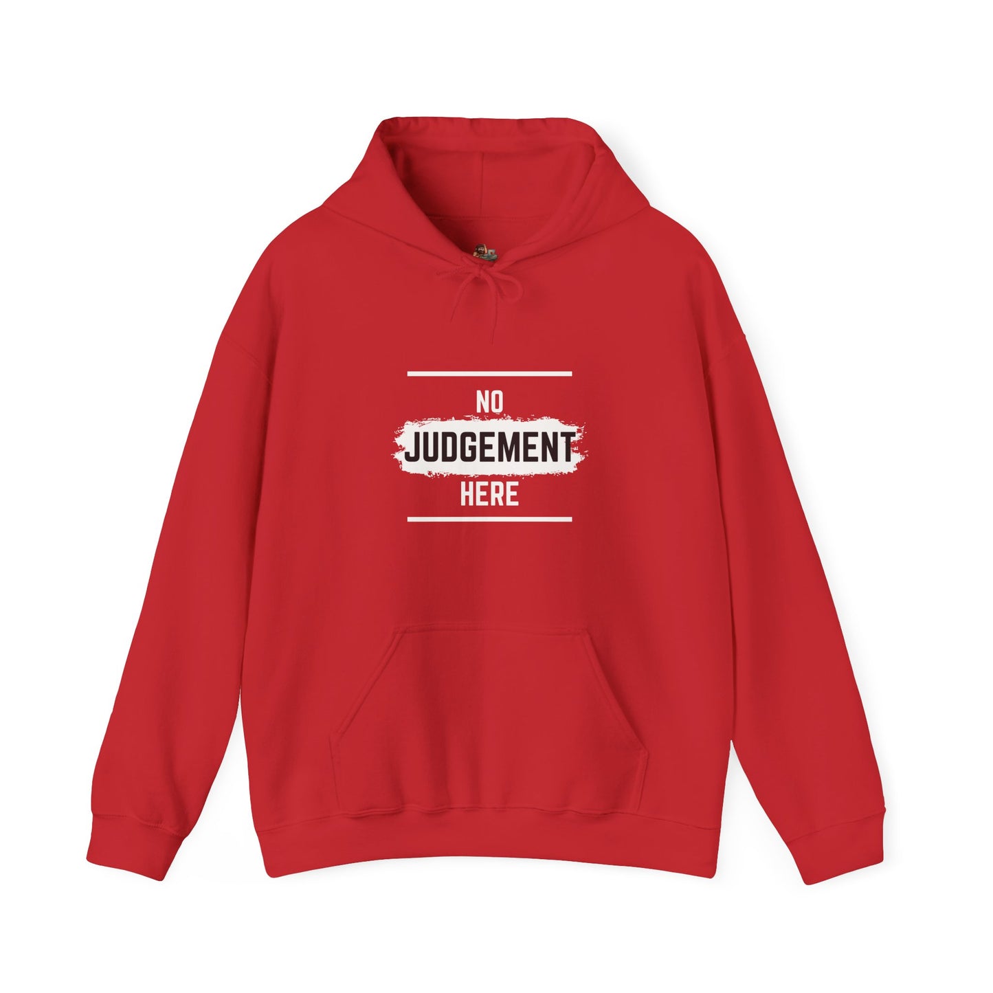Workplace Wisdoms 'No Judgement' Heavy Hooded Sweatshirt