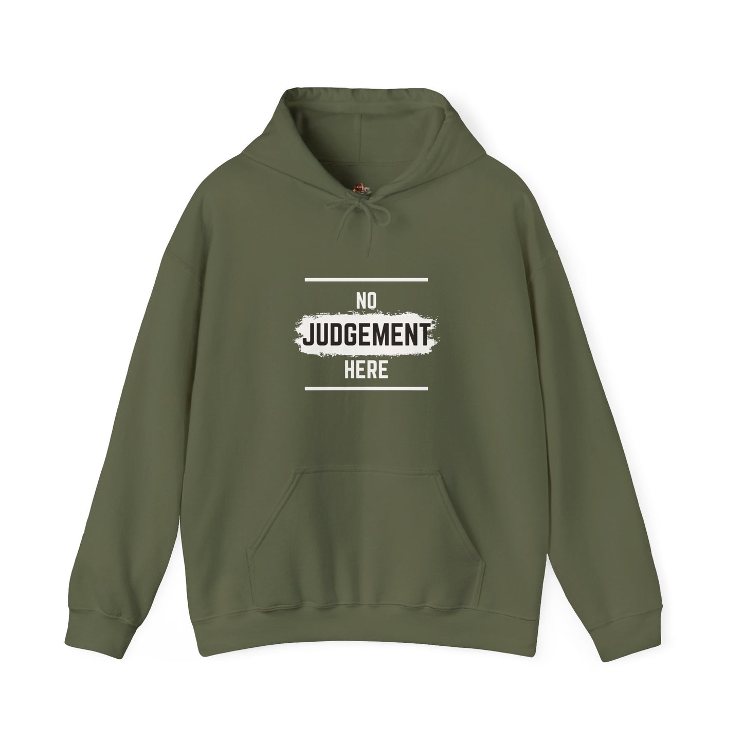 Workplace Wisdoms 'No Judgement' Heavy Hooded Sweatshirt