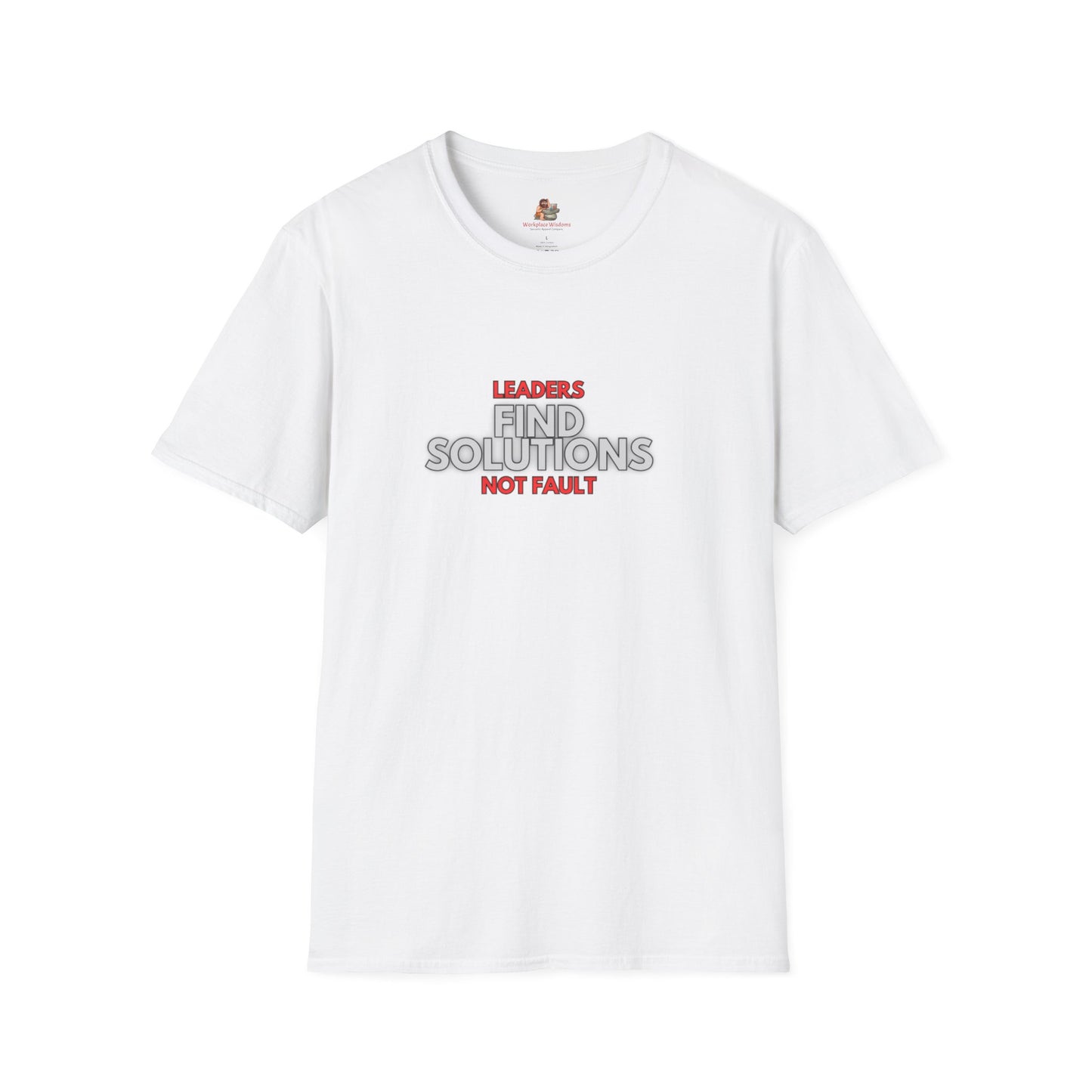 Workplace Wisdoms 'Leaders' Unisex Soft Cotton Tee