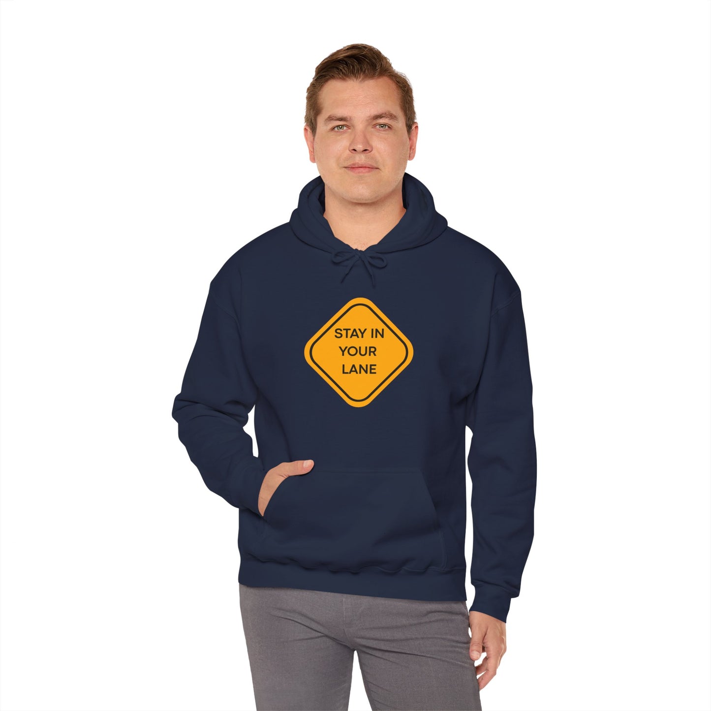 Workplace Wisdoms 'Your Lane' Heavy Hooded Sweatshirt