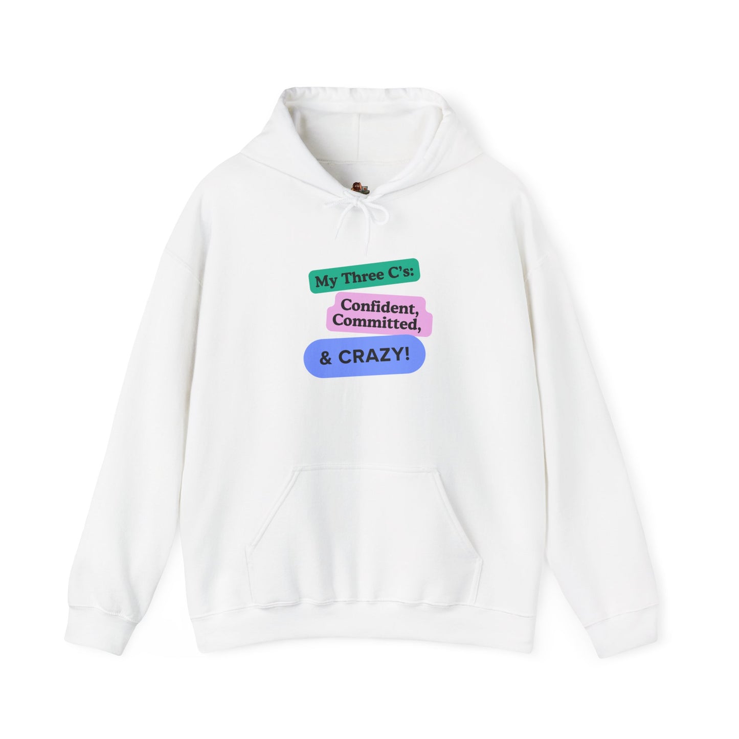 Workplace Wisdoms 'Three C's' Heavy Hooded Sweatshirt