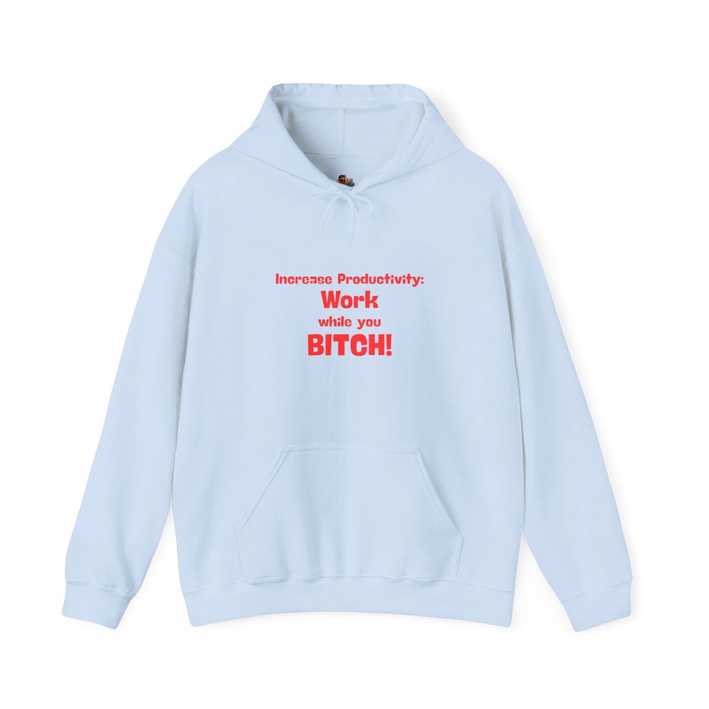 Workplace Wisdoms 'Increase Productivity' Heavy Hooded Sweatshirt
