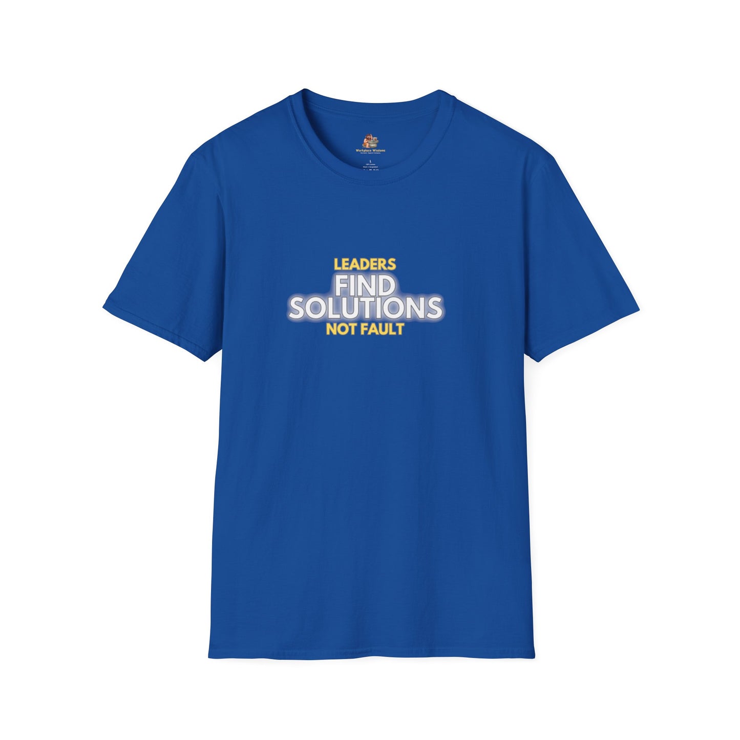 Workplace Wisdoms 'Leaders' Unisex Soft Cotton Tee