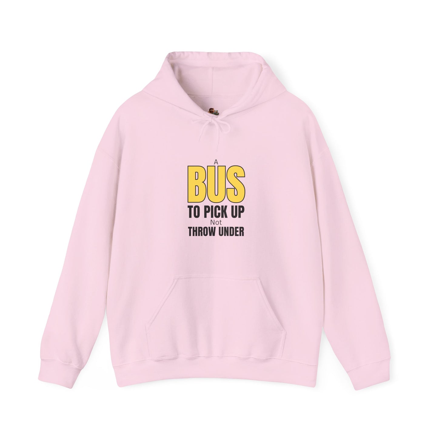 Workplace Wisdoms 'A Bus' Heavy Hooded Sweatshirt
