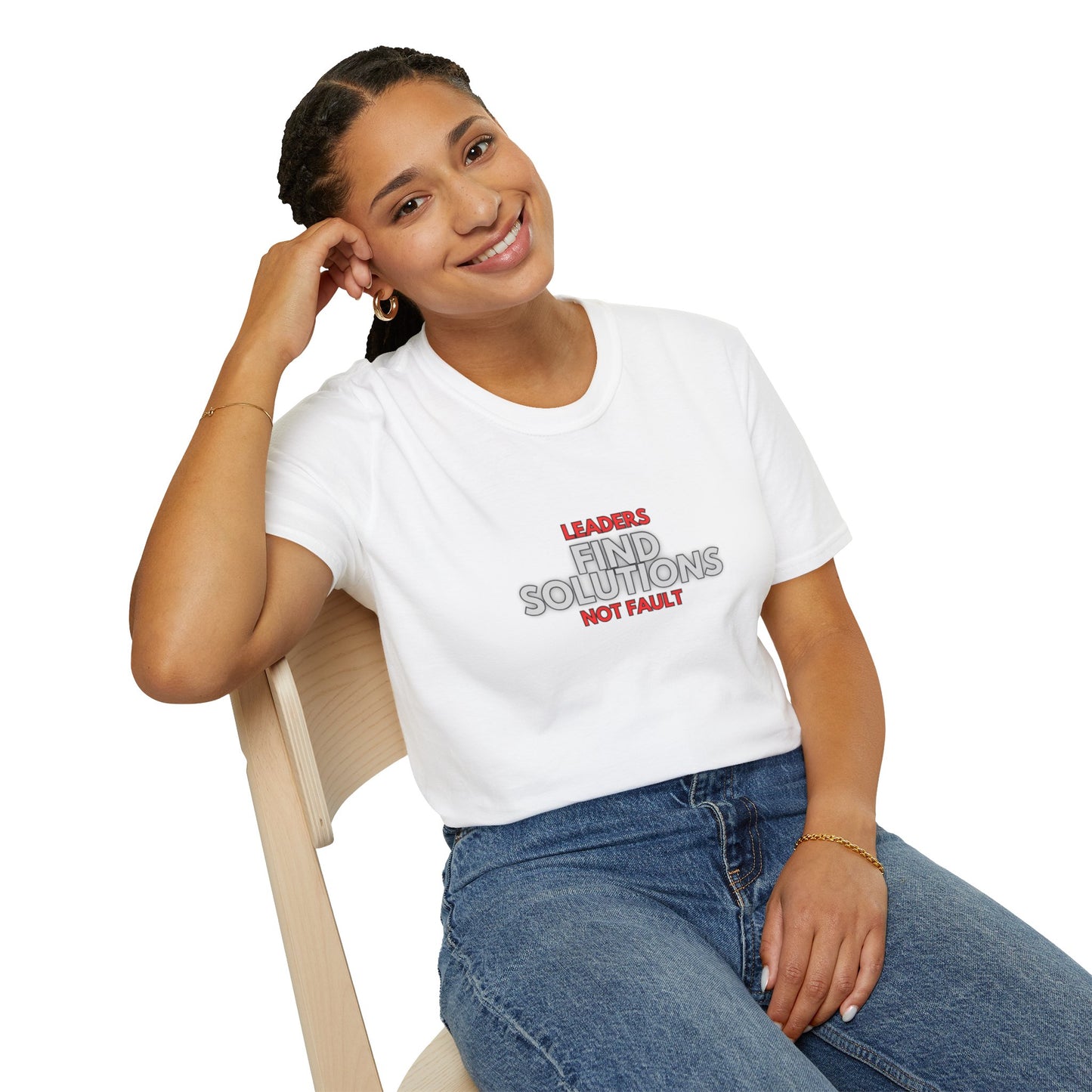 Workplace Wisdoms 'Leaders' Unisex Soft Cotton Tee
