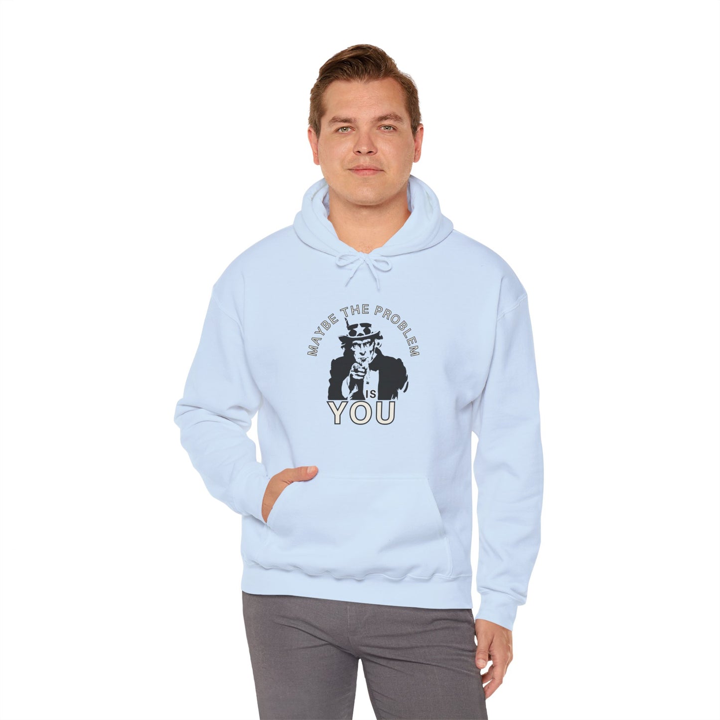Workplace Wisdoms 'Problem' Heavy Hooded Sweatshirt