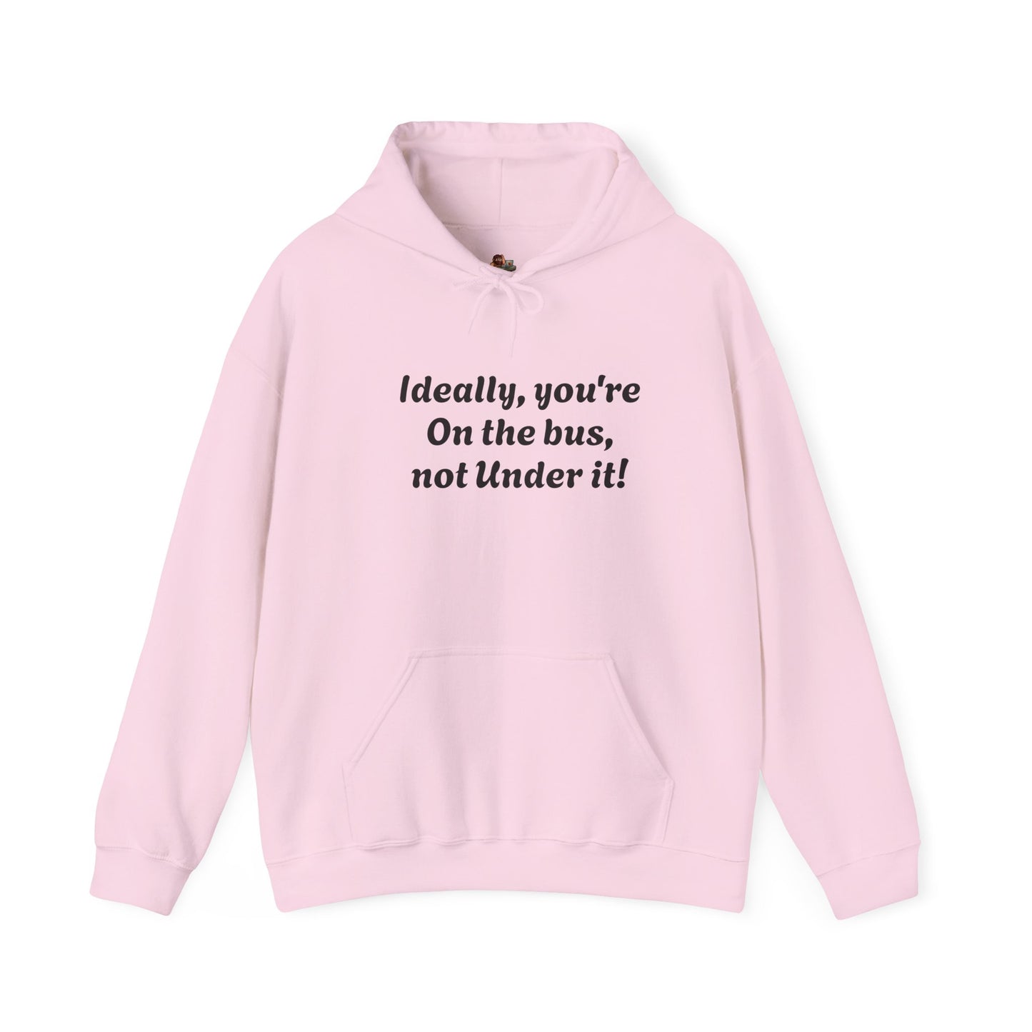 Workplace Wisdoms 'On The Bus' Heavy Hooded Sweatshirt