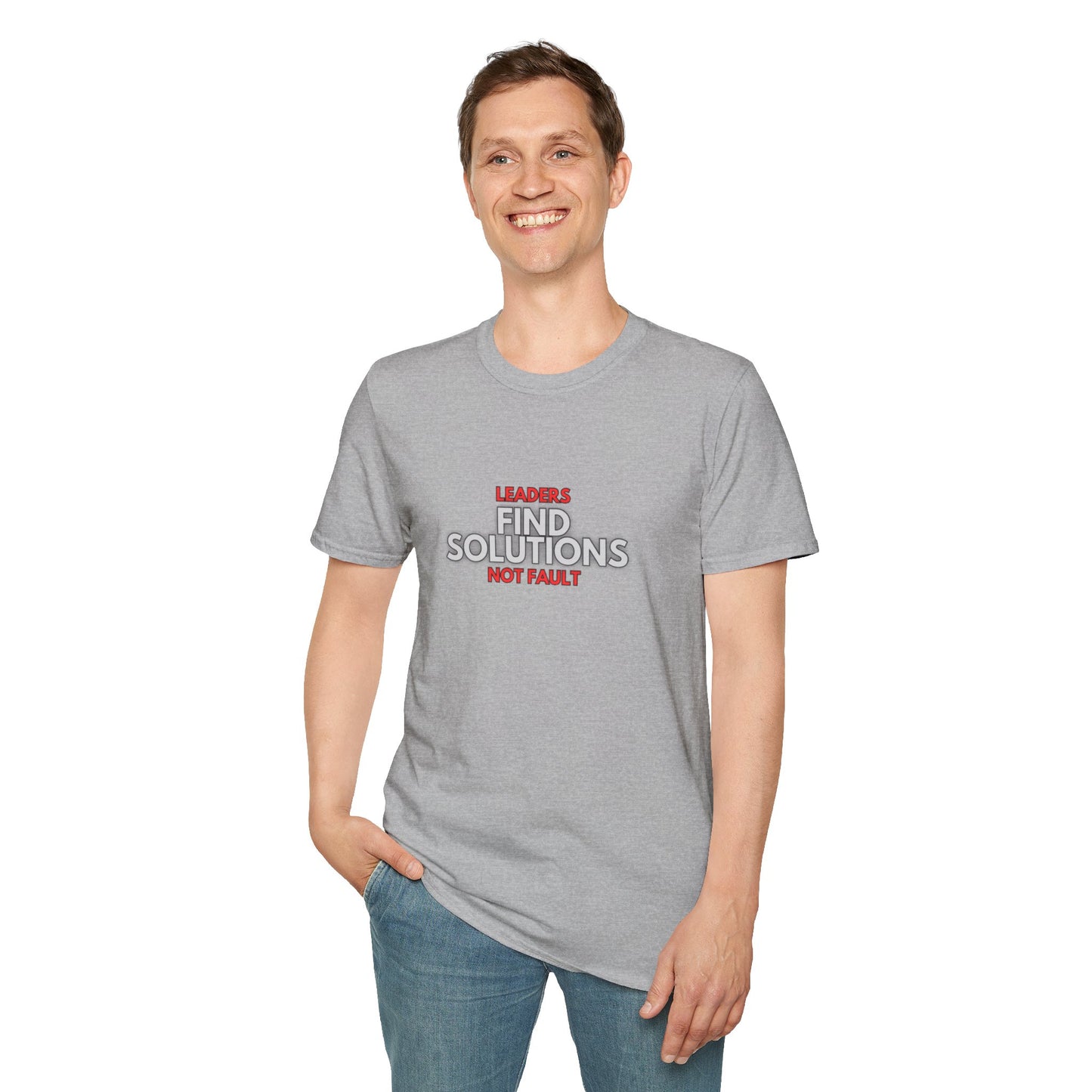 Workplace Wisdoms 'Leaders' Unisex Soft Cotton Tee