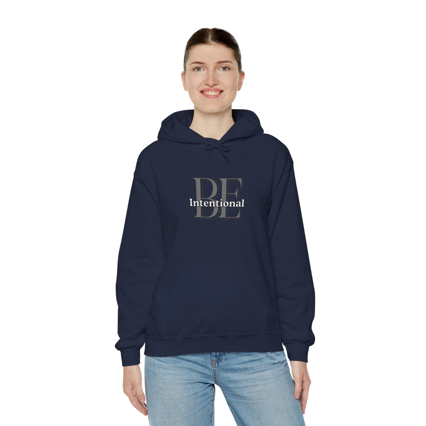 Workplace Wisdoms 'Be Intentional' Heavy Hooded Sweatshirt