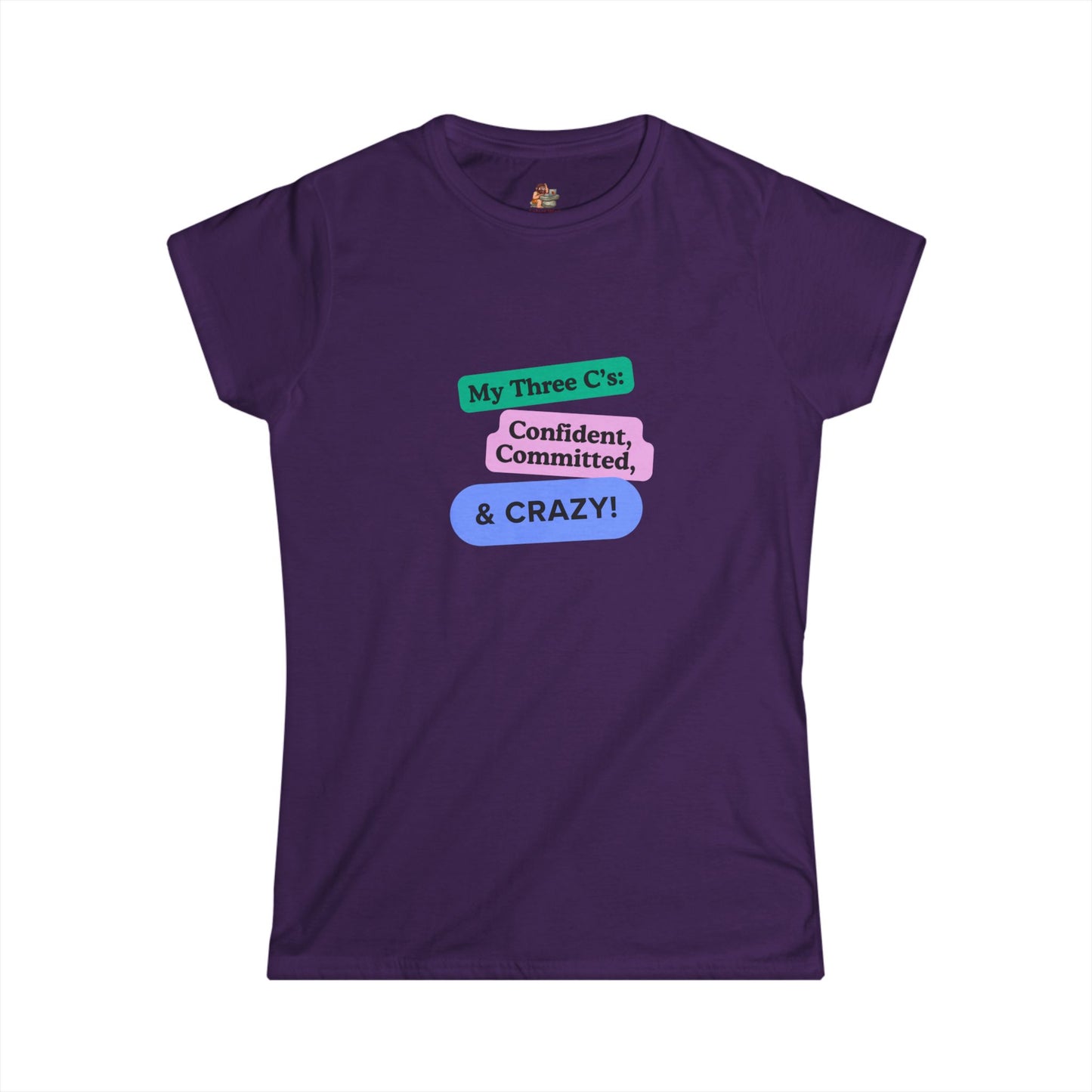 Workplace Wisdoms 'Three C's' Women's Softstyle Tee