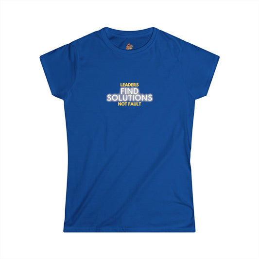 Workplace Wisdoms 'Leaders' Women's Softstyle Tee
