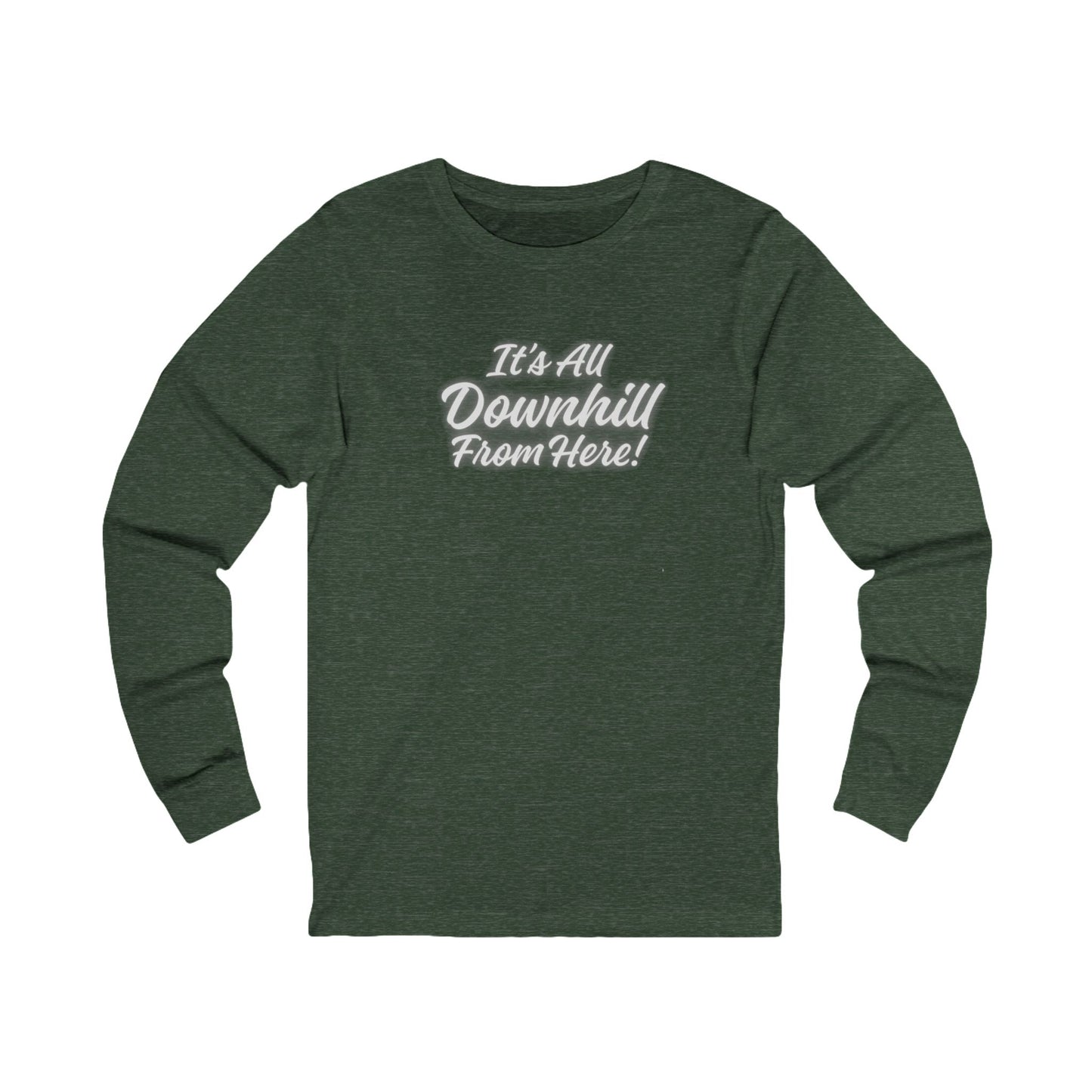 Workplace Wisdoms 'Downhill' Long Sleeve Tee