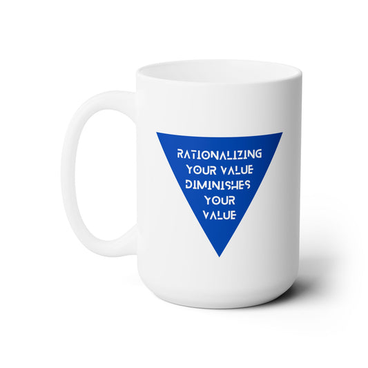 Workplace Wisdoms 'Value' Ceramic Mug 15oz