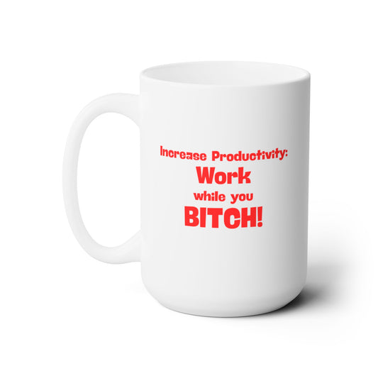 Workplace Wisdoms 'Increase Productivity' Ceramic Mug 15oz