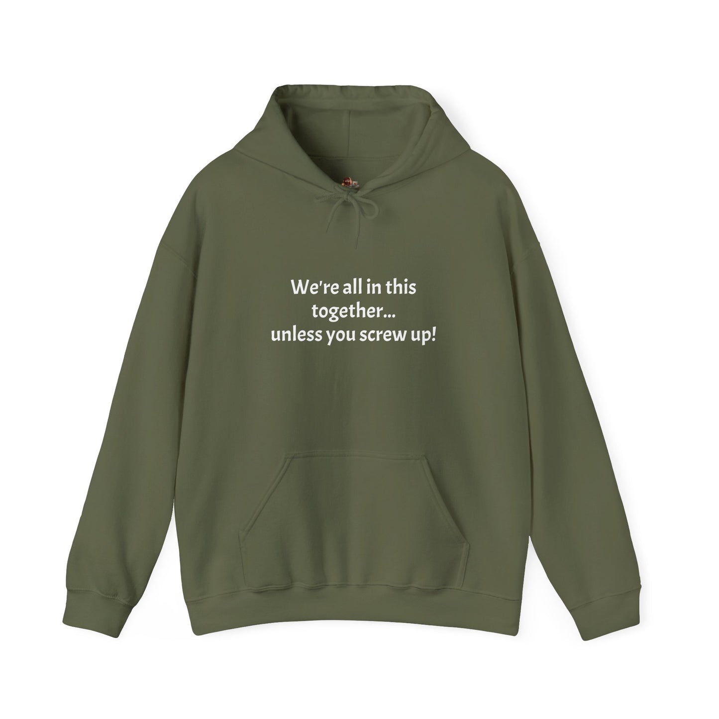 Workplace Wisdoms 'Screw Up' Heavy Hooded Sweatshirt