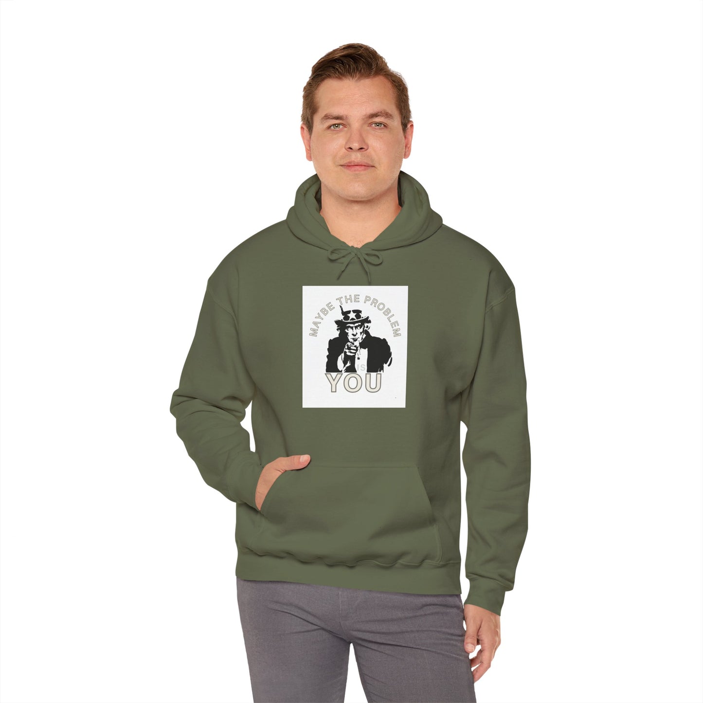 Workplace Wisdoms 'Problem' Heavy Hooded Sweatshirt