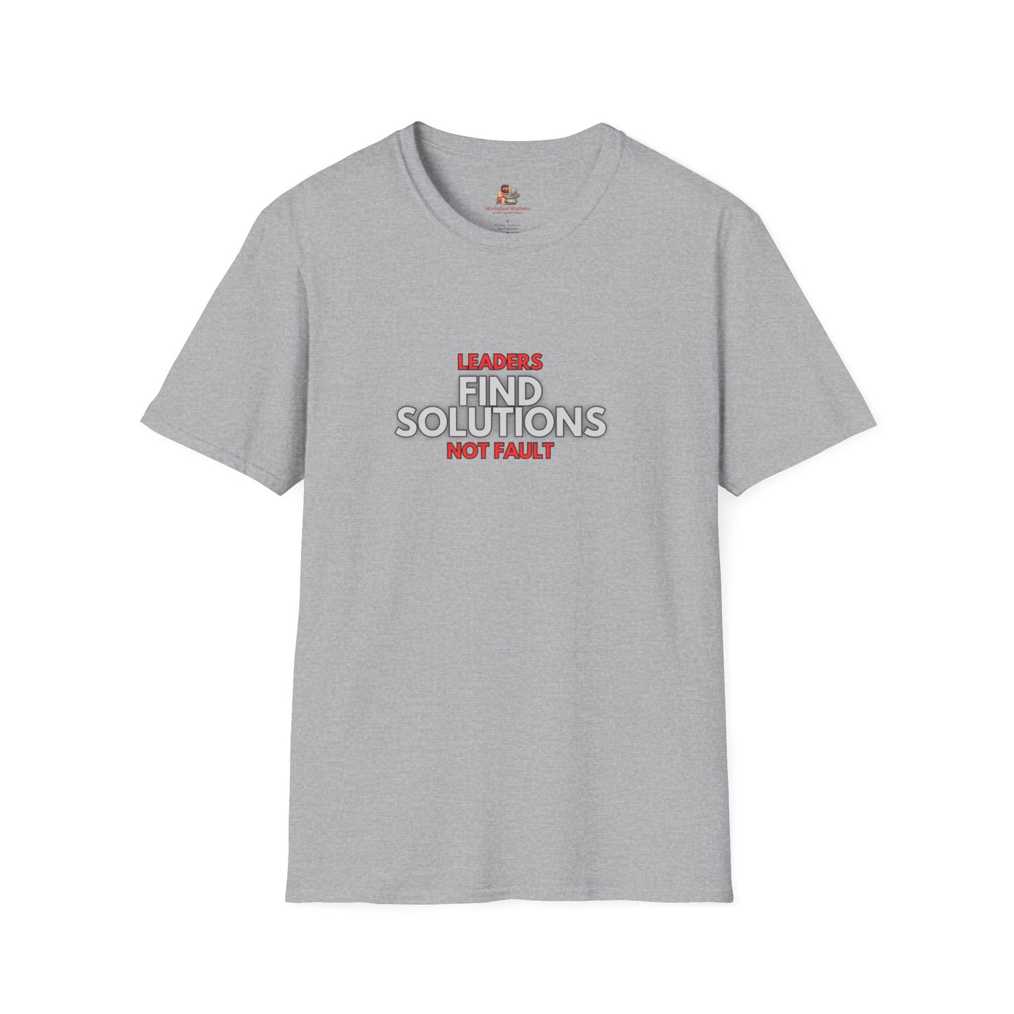 Workplace Wisdoms 'Leaders' Unisex Soft Cotton Tee