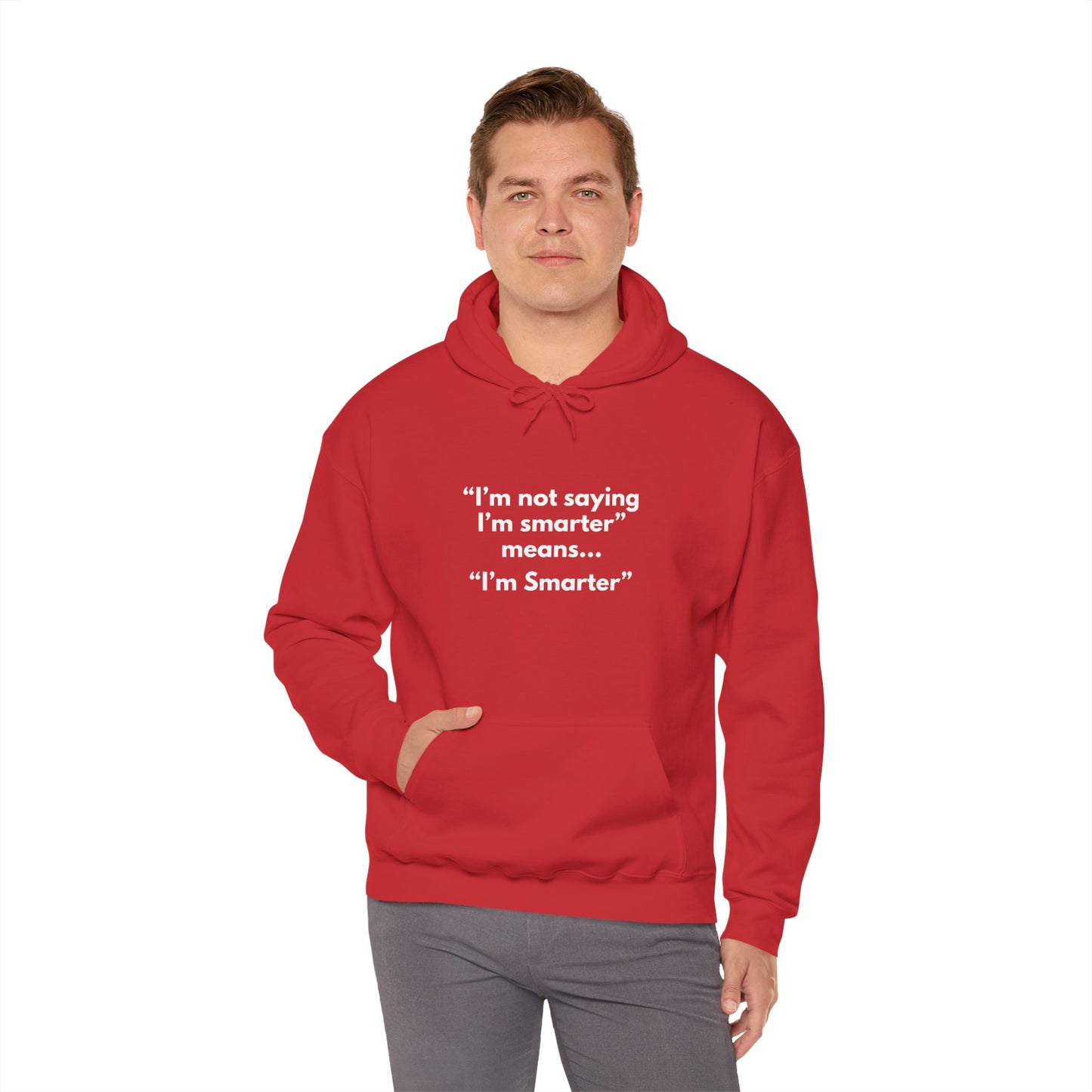 Workplace Wisdoms 'I'm Smarter' Heavy Hooded Sweatshirt