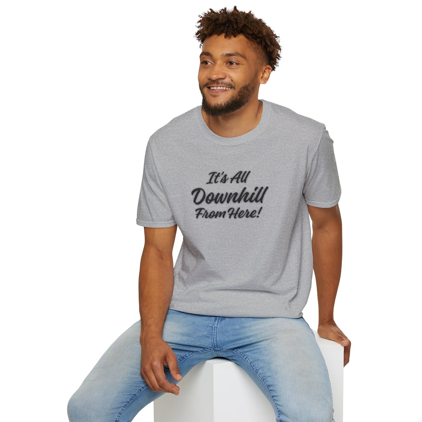 Workplace Wisdoms 'Downhill' Unisex Soft Cotton Tee