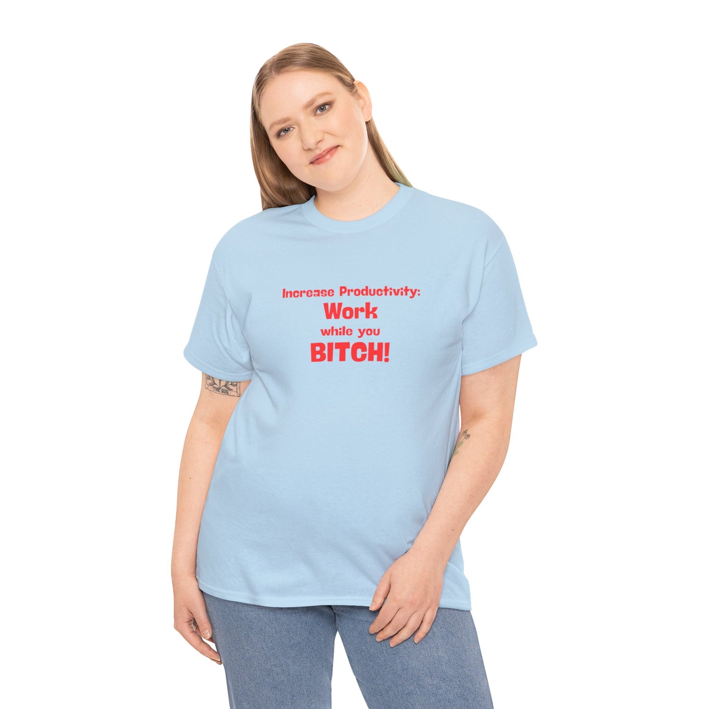 Workplace Wisdoms 'Increase Productivity' Heavy Cotton Tee