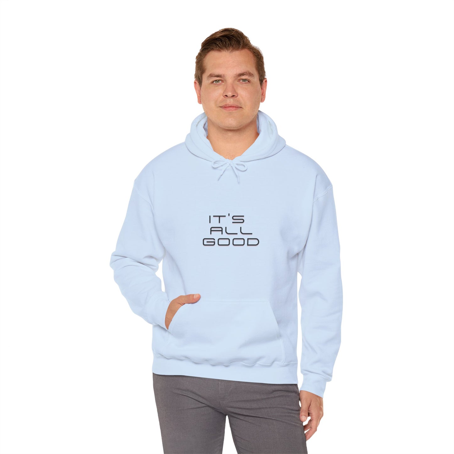 Workplace Wisdoms 'All Good' Heavy Hooded Sweatshirt