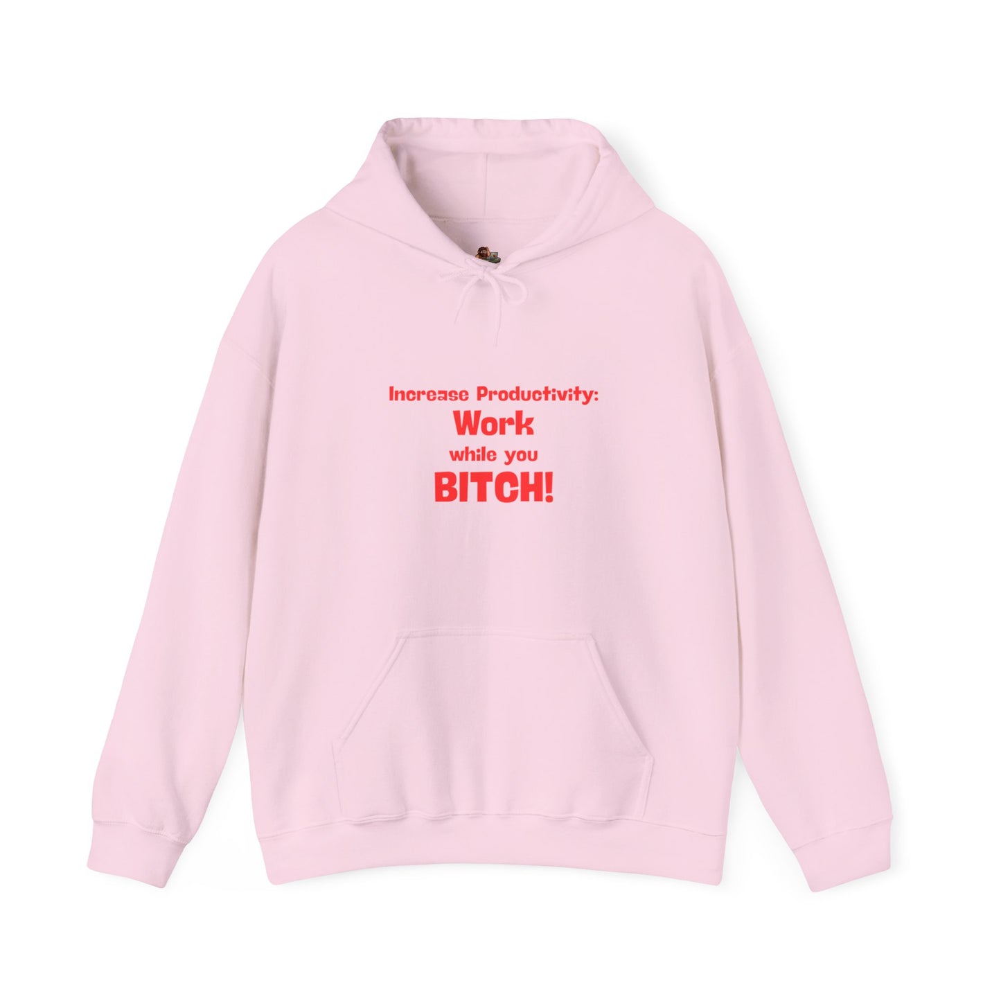 Workplace Wisdoms 'Increase Productivity' Heavy Hooded Sweatshirt