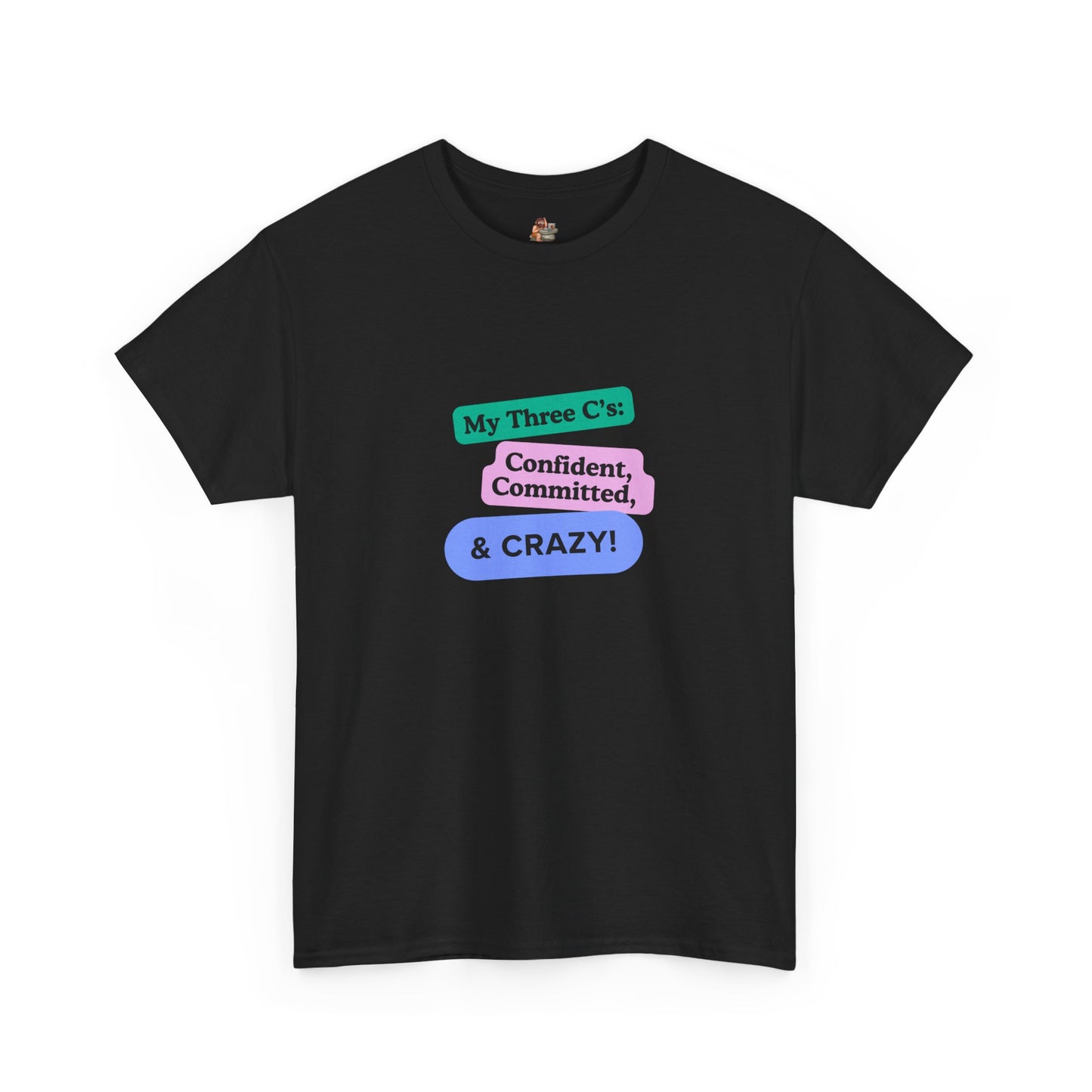 Workplace Wisdoms 'Three C's' Heavy Cotton Tee