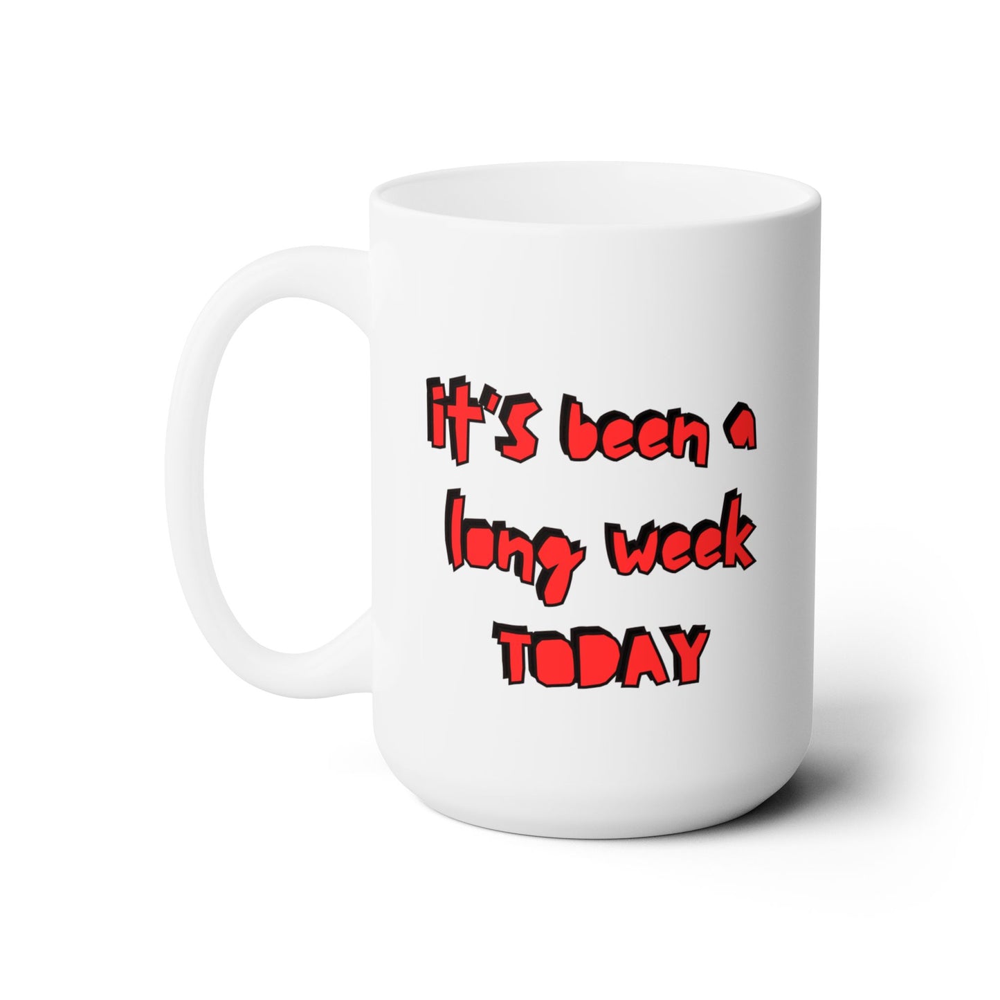 Workplace Wisdoms 'Long Week' Ceramic Mug 15oz