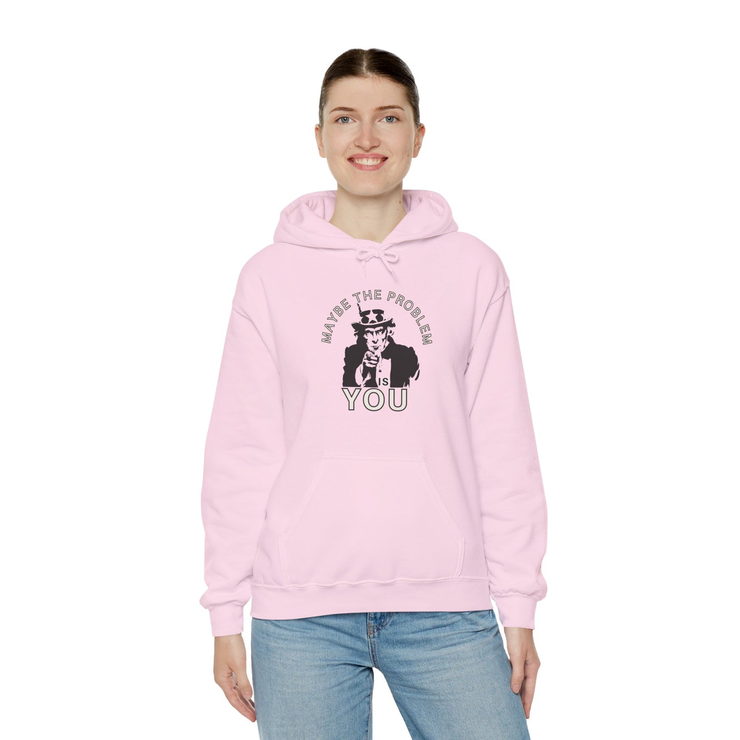 Workplace Wisdoms 'Problem' Heavy Hooded Sweatshirt