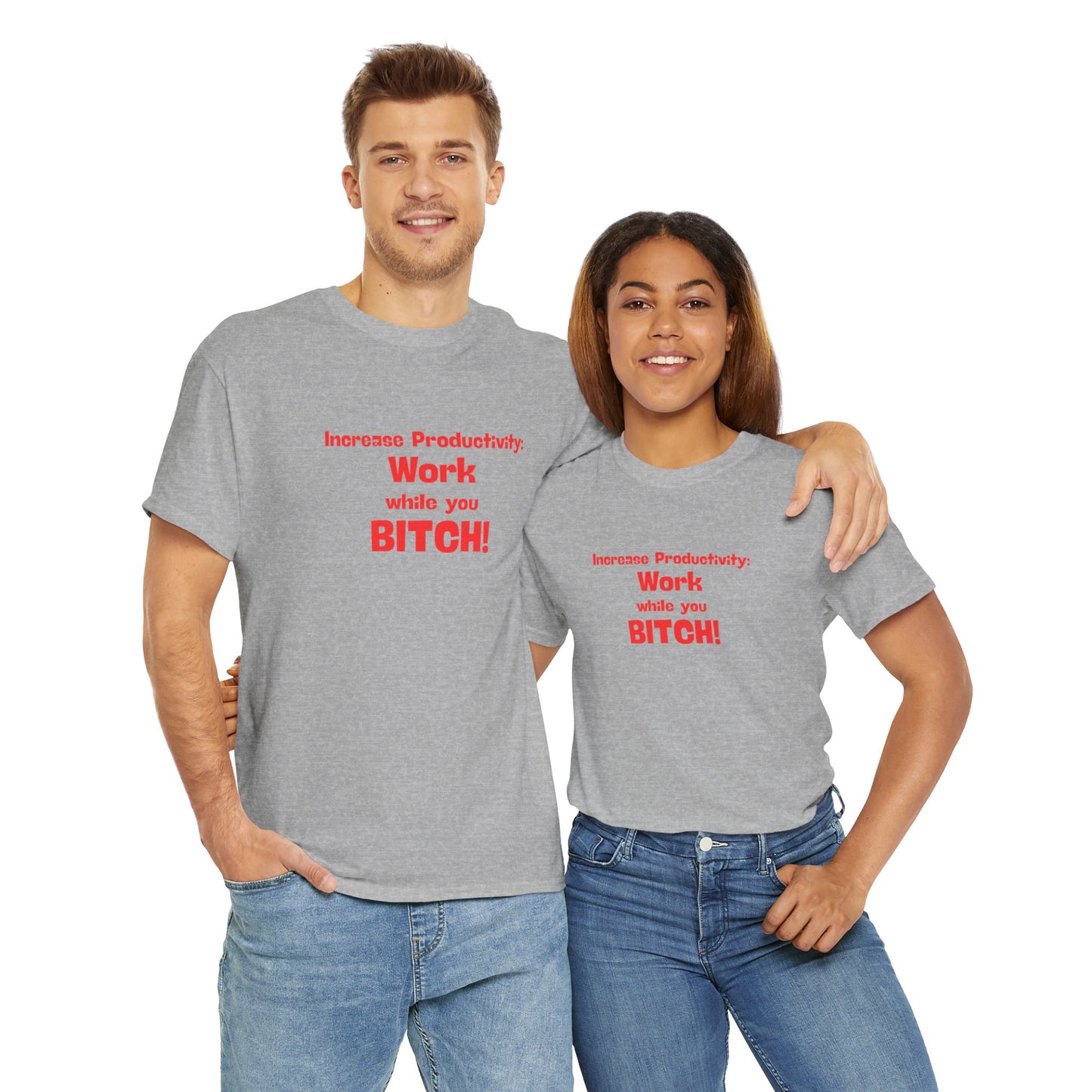 Workplace Wisdoms 'Increase Productivity' Heavy Cotton Tee