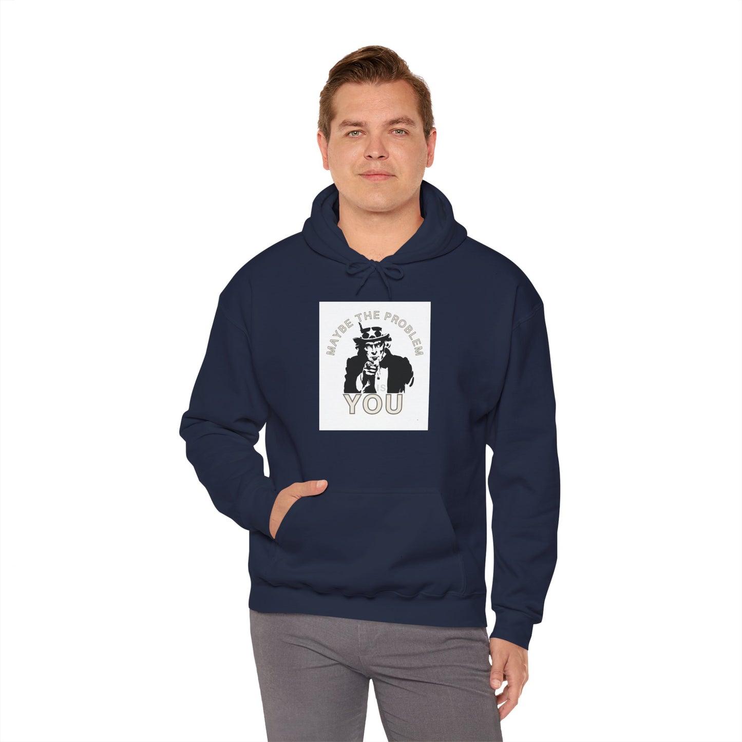 Workplace Wisdoms 'Problem' Heavy Hooded Sweatshirt