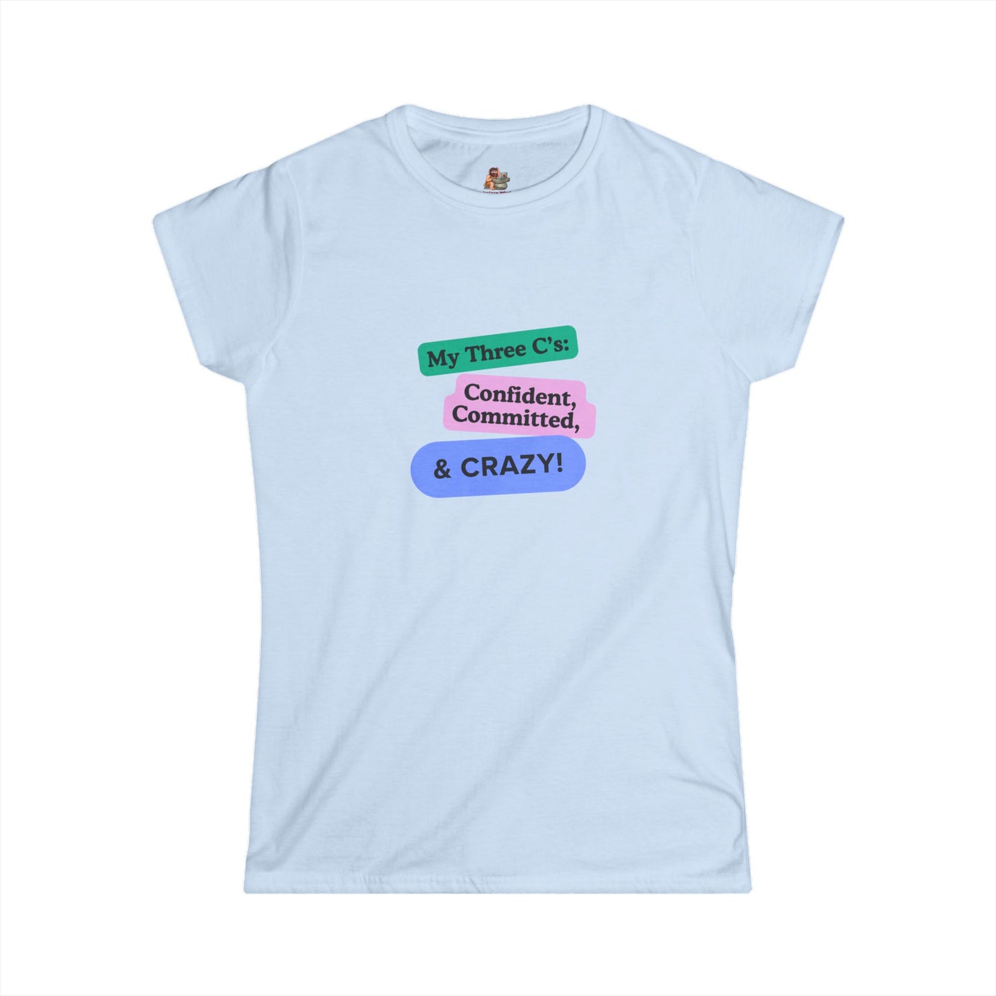 Workplace Wisdoms 'Three C's' Women's Softstyle Tee