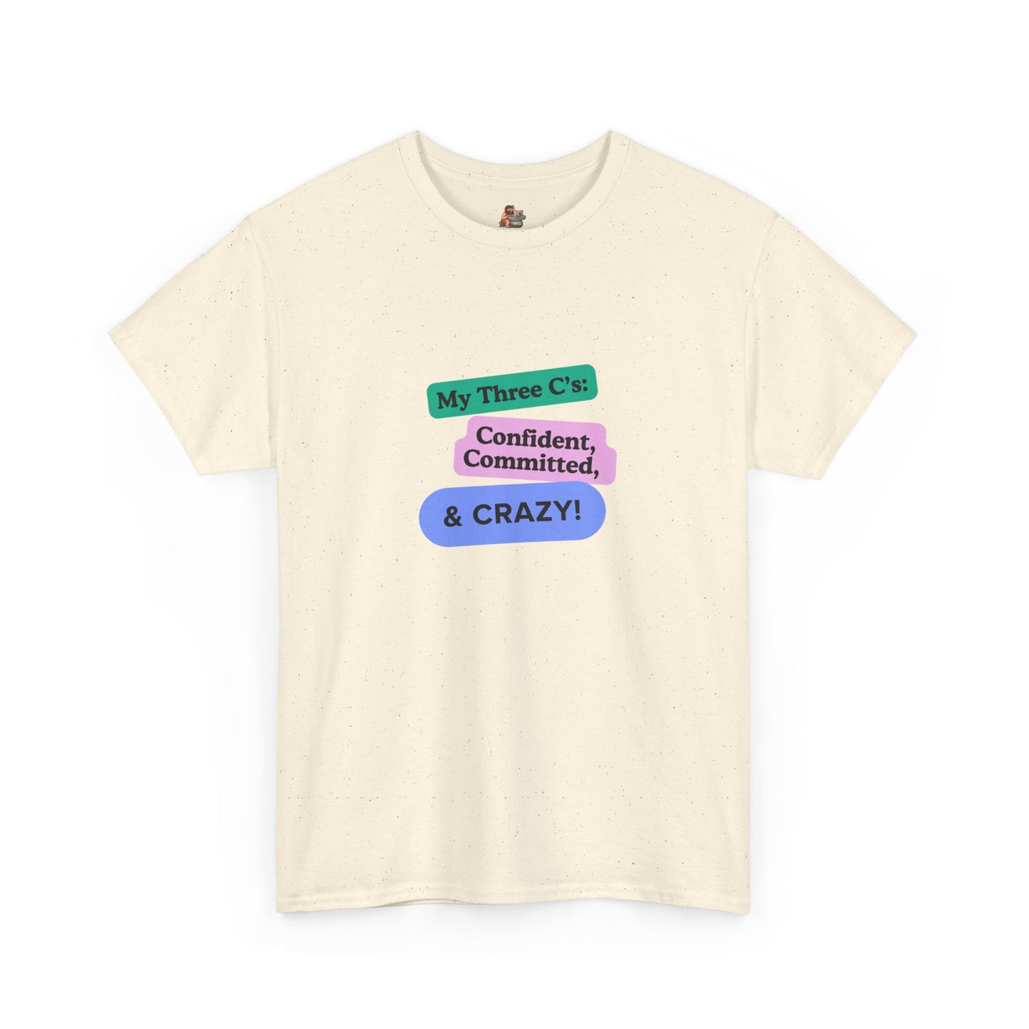 Workplace Wisdoms 'Three C's' Heavy Cotton Tee
