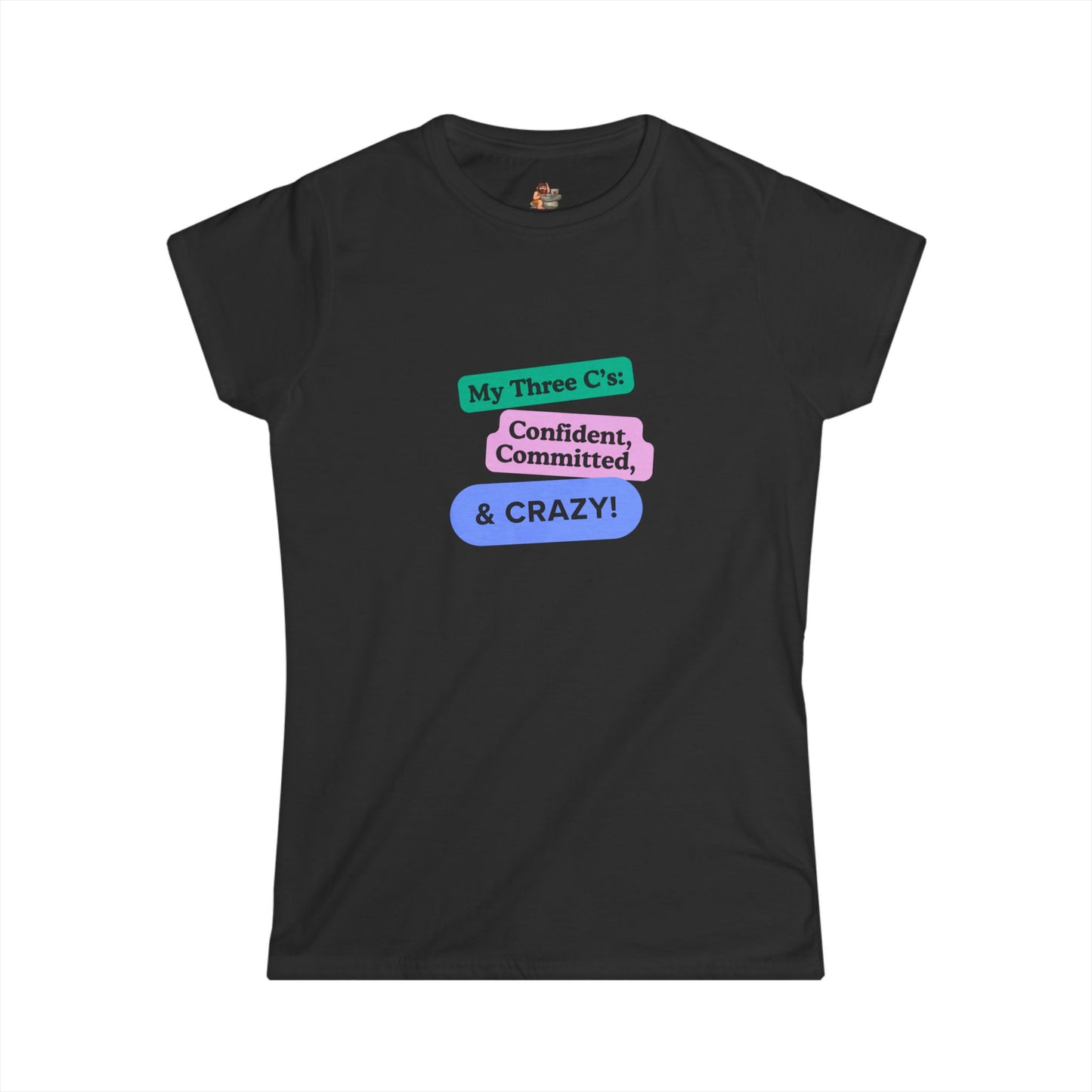 Workplace Wisdoms 'Three C's' Women's Softstyle Tee