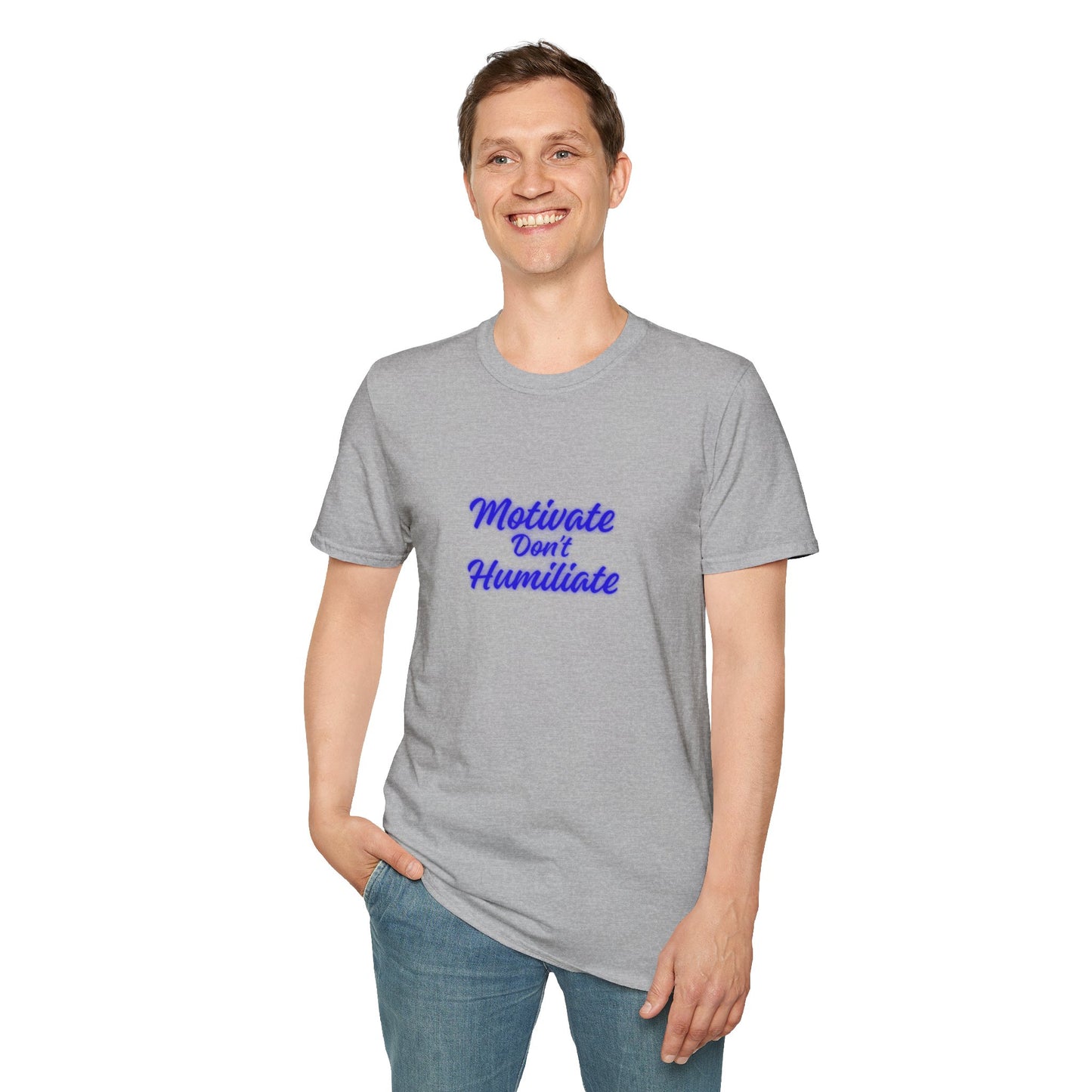 Workplace Wisdoms 'Motivate' Unisex Soft Cotton Tee