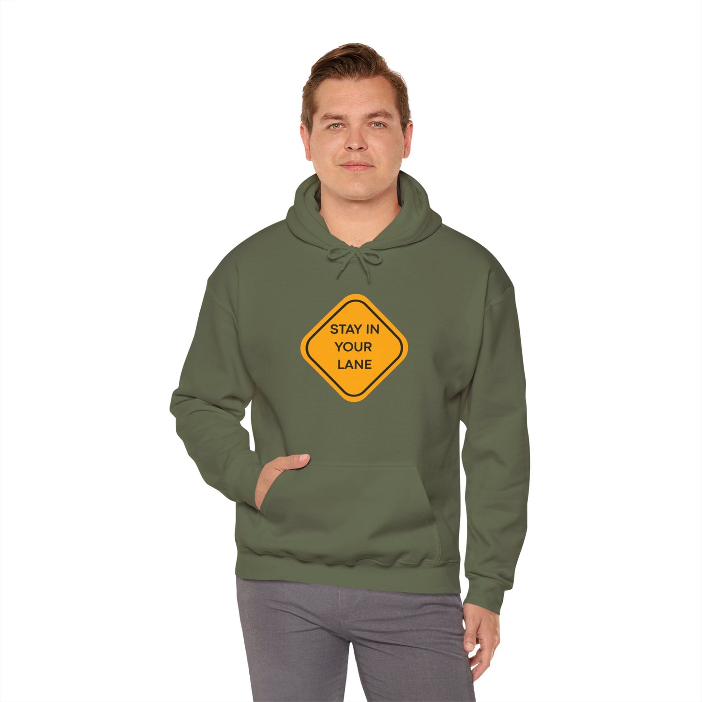 Workplace Wisdoms 'Your Lane' Heavy Hooded Sweatshirt