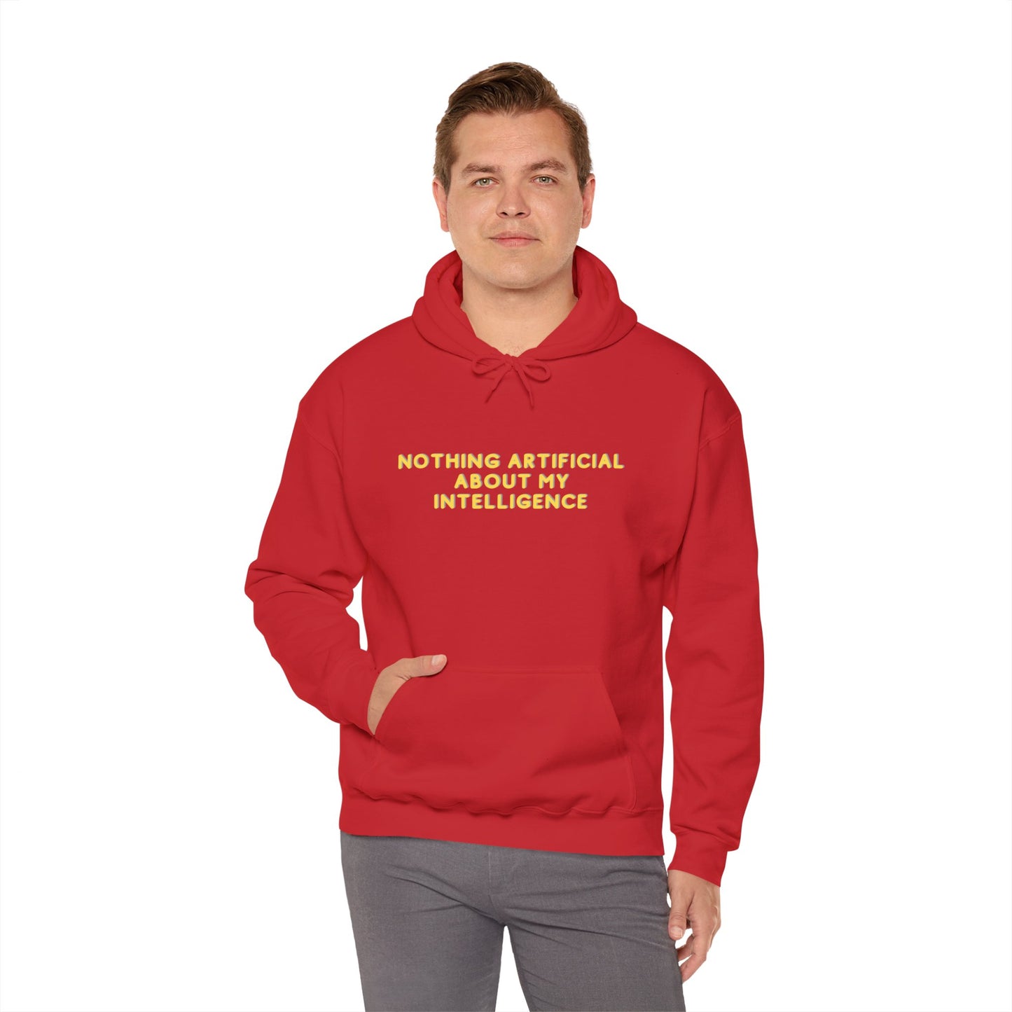 Workplace Wisdoms 'Artificial' Heavy Hooded Sweatshirt