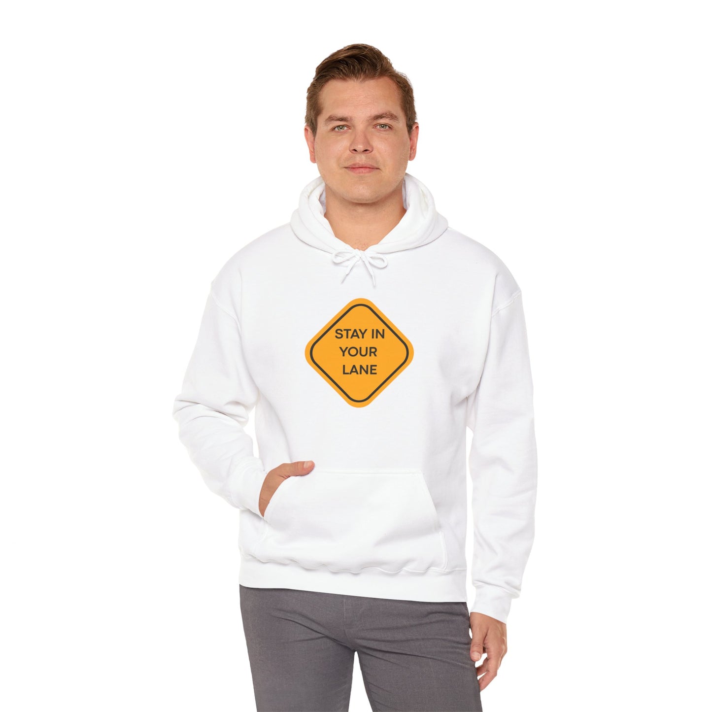 Workplace Wisdoms 'Your Lane' Heavy Hooded Sweatshirt