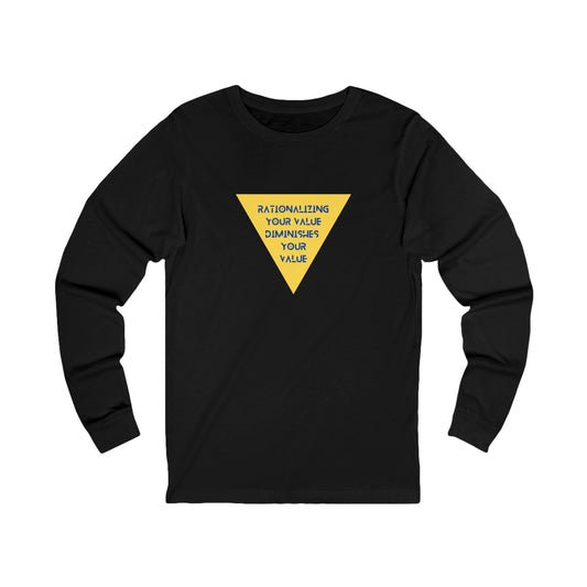 Workplace Wisdoms 'Value' Long Sleeve Tee