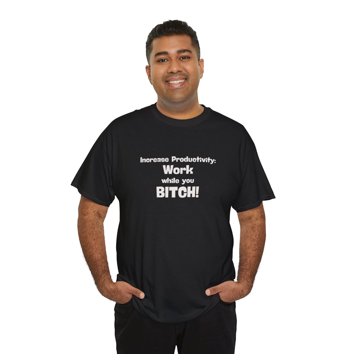 Workplace Wisdoms 'Increase Productivity' Heavy Cotton Tee