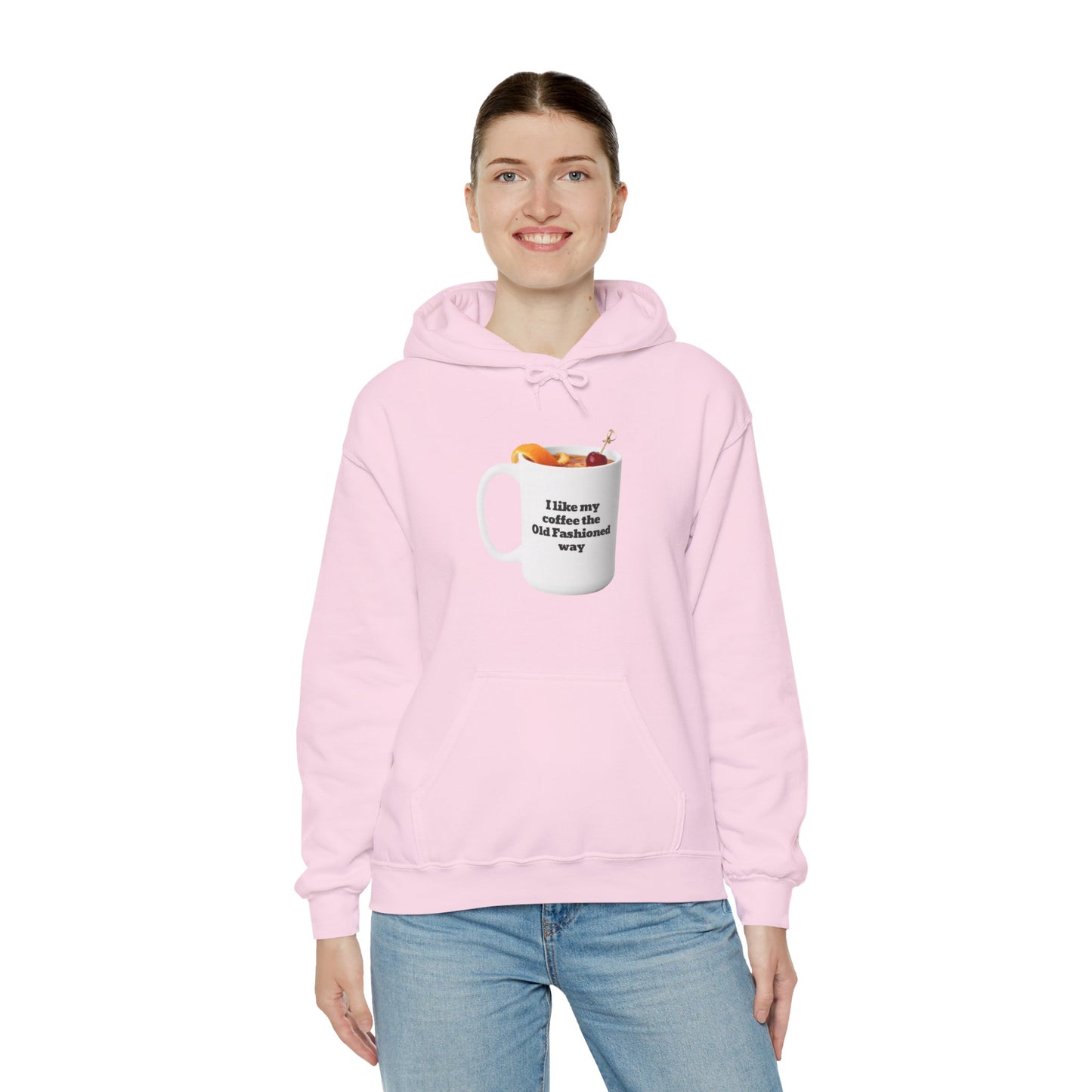 Workplace Wisdoms 'Old Fashioned' Heavy Hooded Sweatshirt