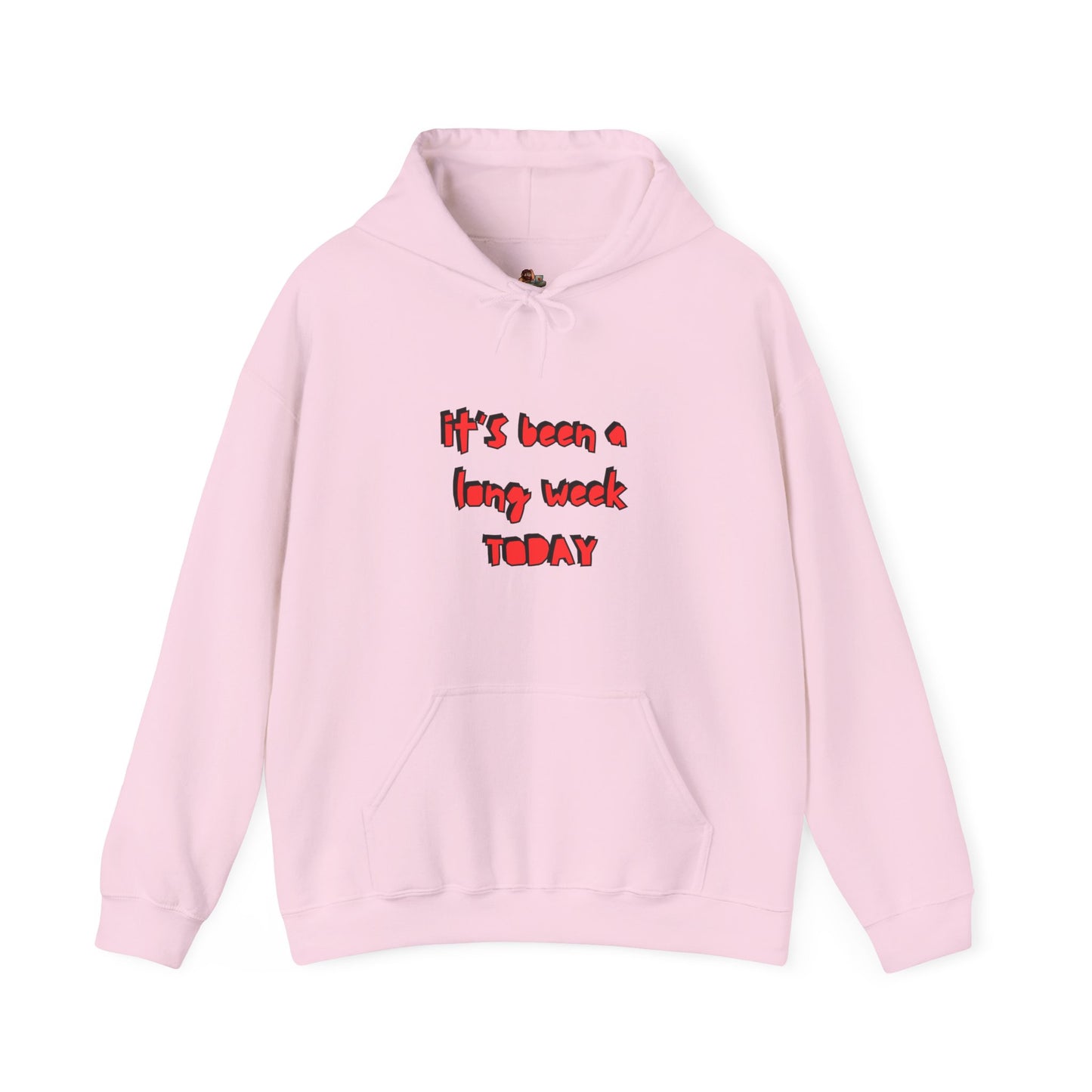 Workplace Wisdoms 'Long Week' Heavy Hooded Sweatshirt