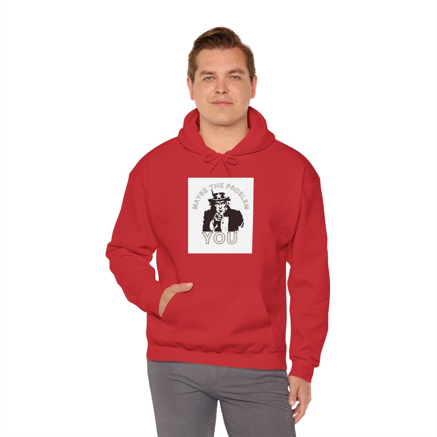 Workplace Wisdoms 'Problem' Heavy Hooded Sweatshirt