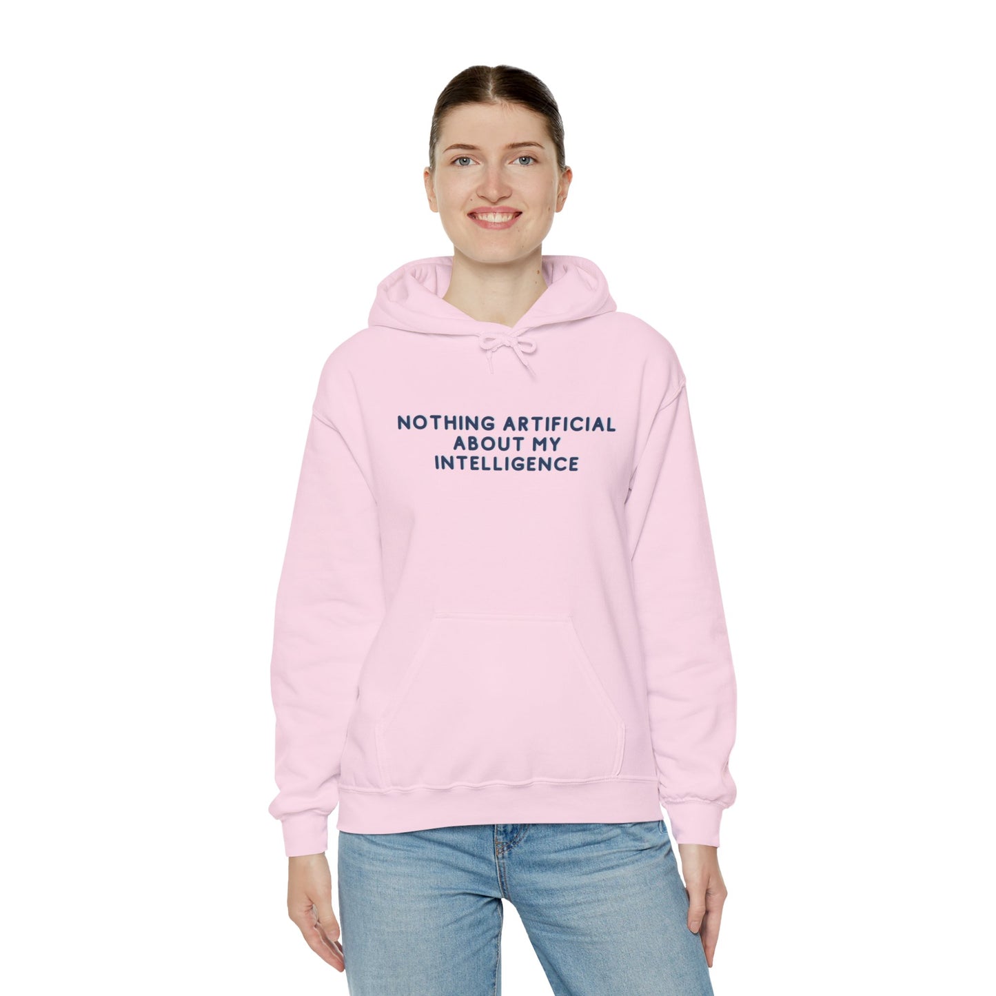 Workplace Wisdoms 'Artificial' Heavy Hooded Sweatshirt