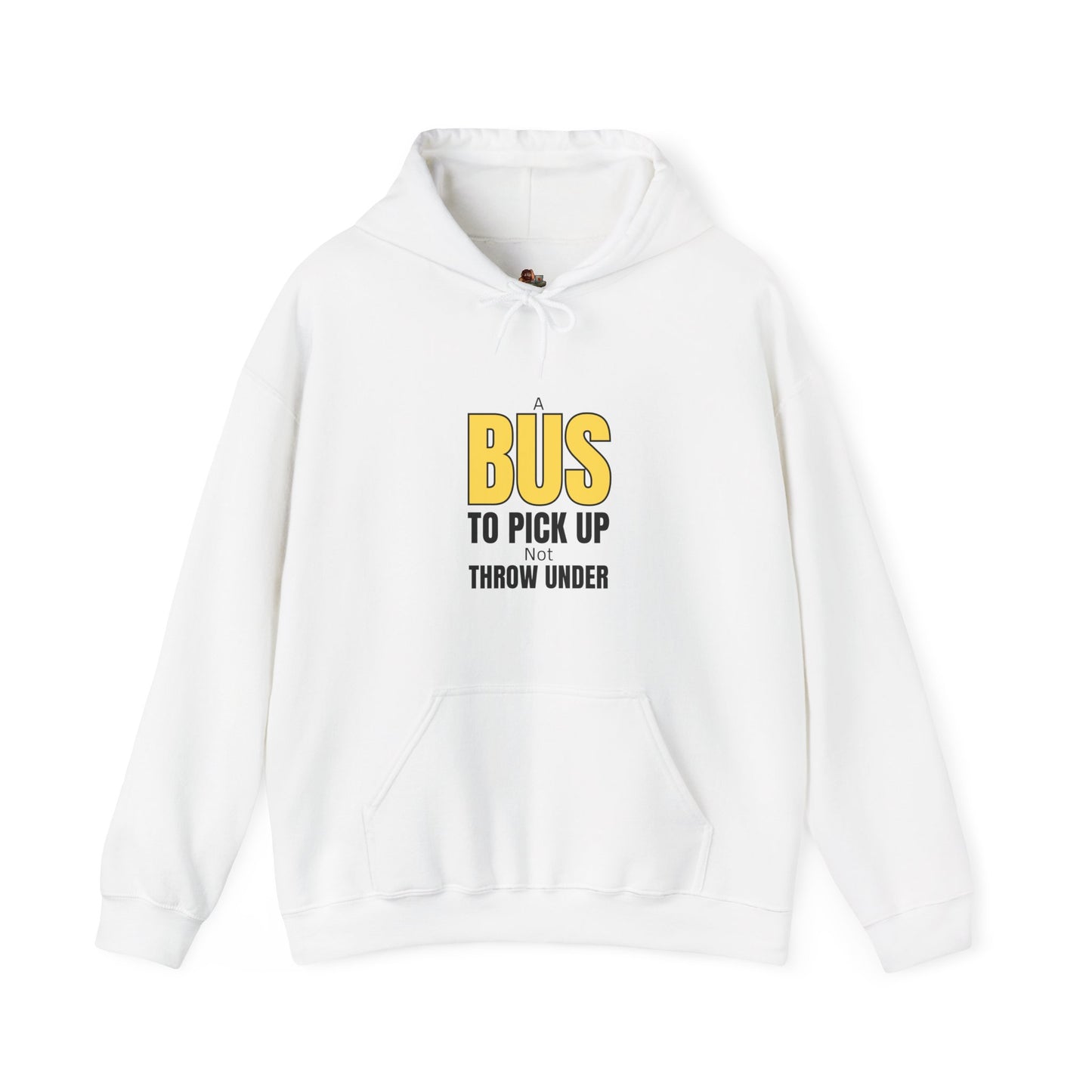 Workplace Wisdoms 'A Bus' Heavy Hooded Sweatshirt