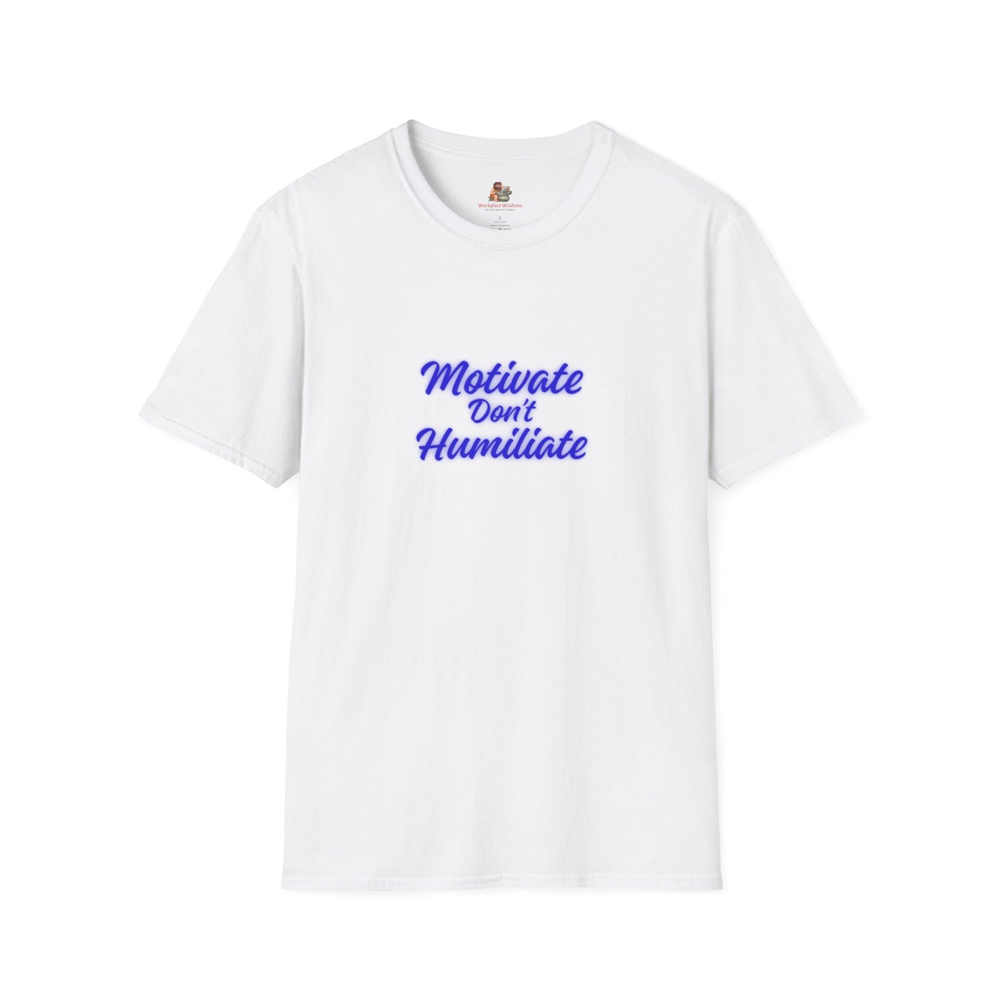 Workplace Wisdoms 'Motivate' Unisex Soft Cotton Tee