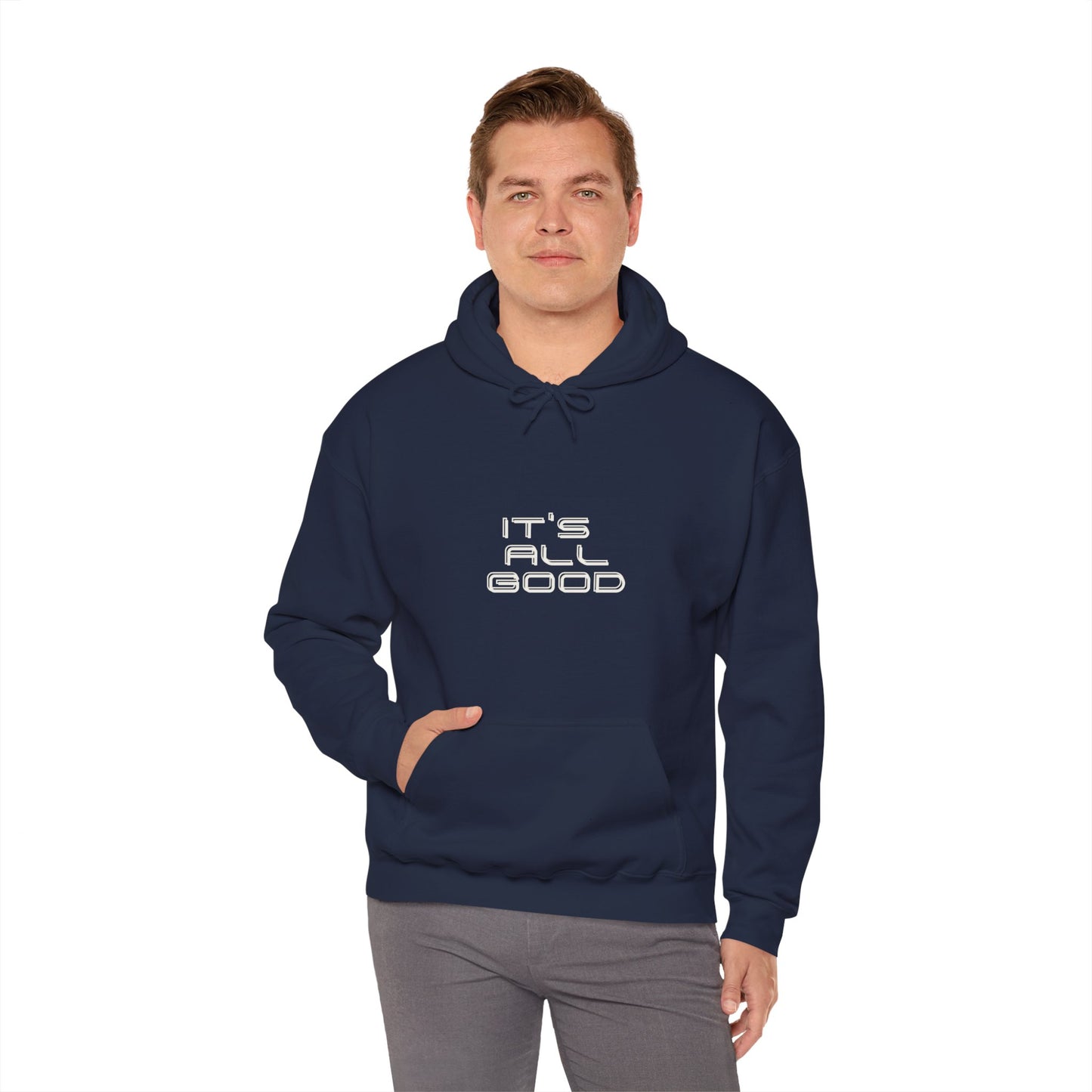Workplace Wisdoms 'All Good' Heavy Hooded Sweatshirt