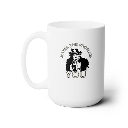 Workplace Wisdoms 'Problem' Ceramic Mug 15oz