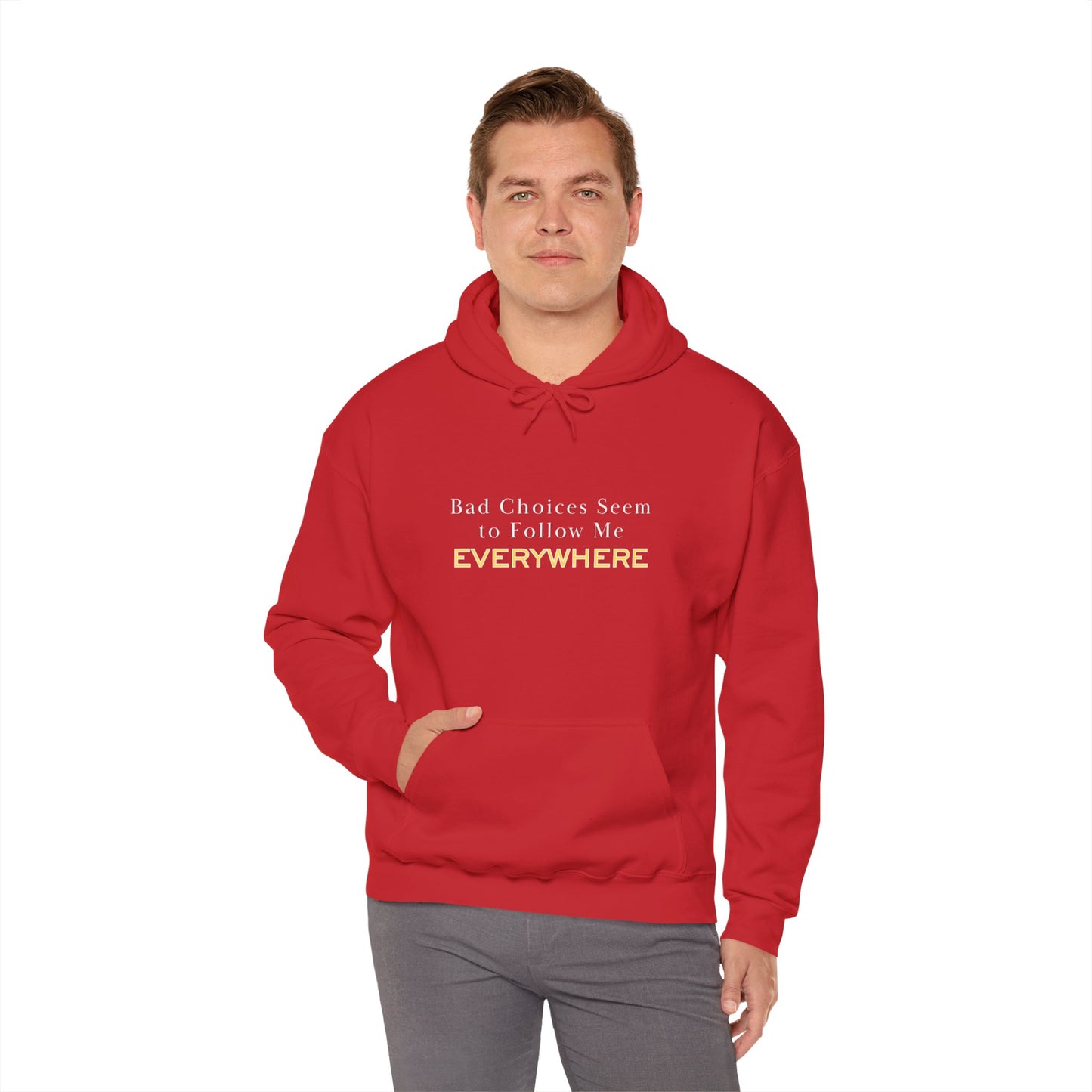 Workplace Wisdoms 'Bad Choices' Heavy Hooded Sweatshirt